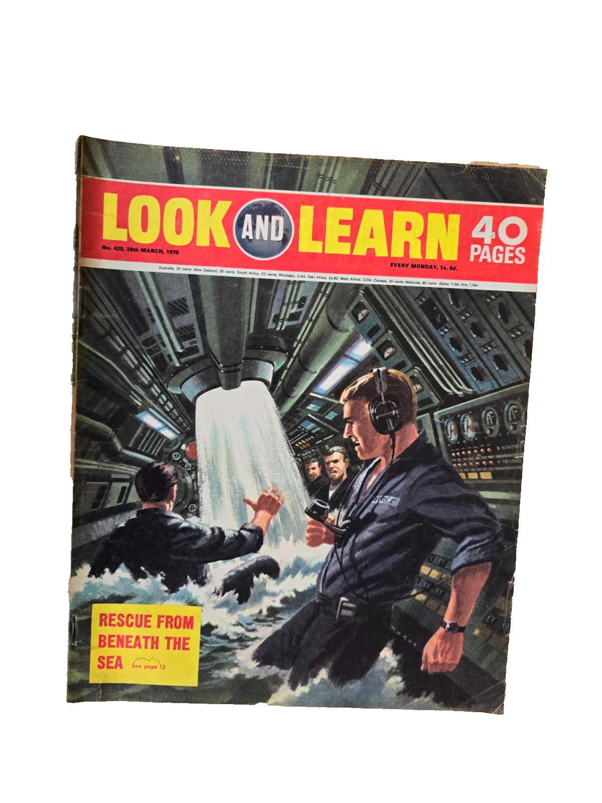 Look and Learn Magazine No. 428, 28th March 1970 IPC Magazine