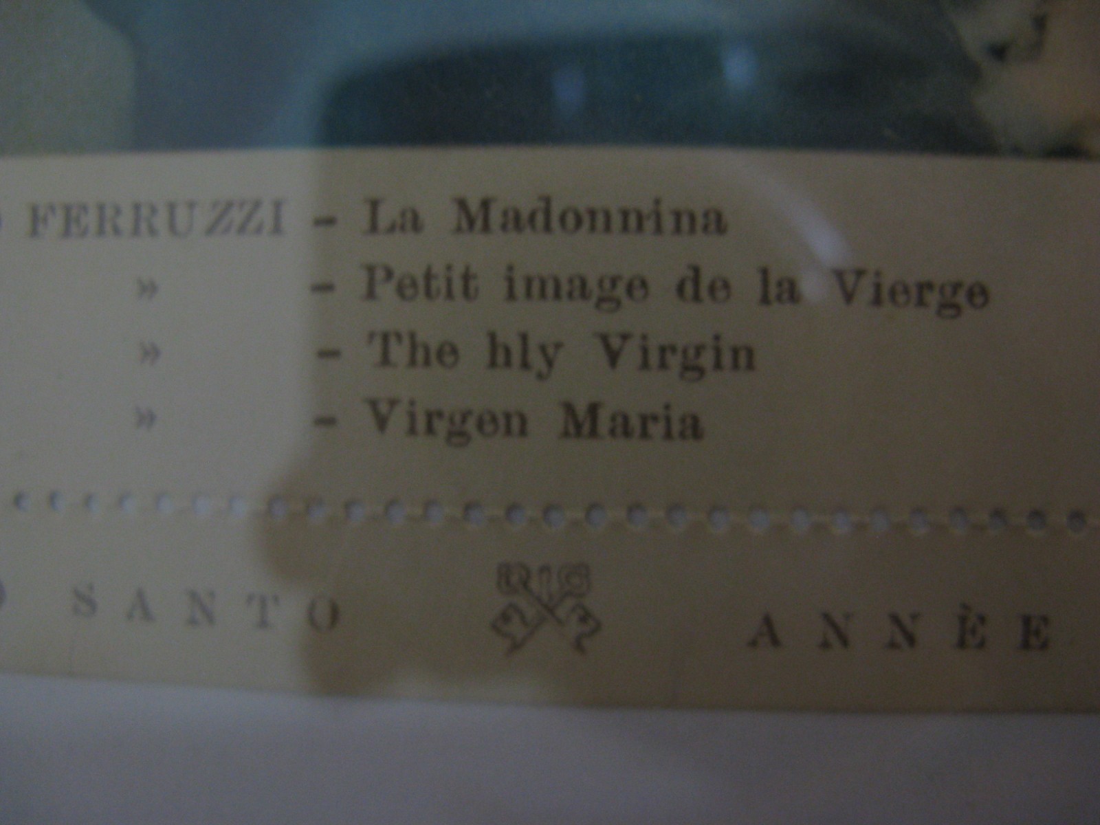 Rare Postcard Holy Year 1950 Vatican ill. Madonnina Di Ferruzzi