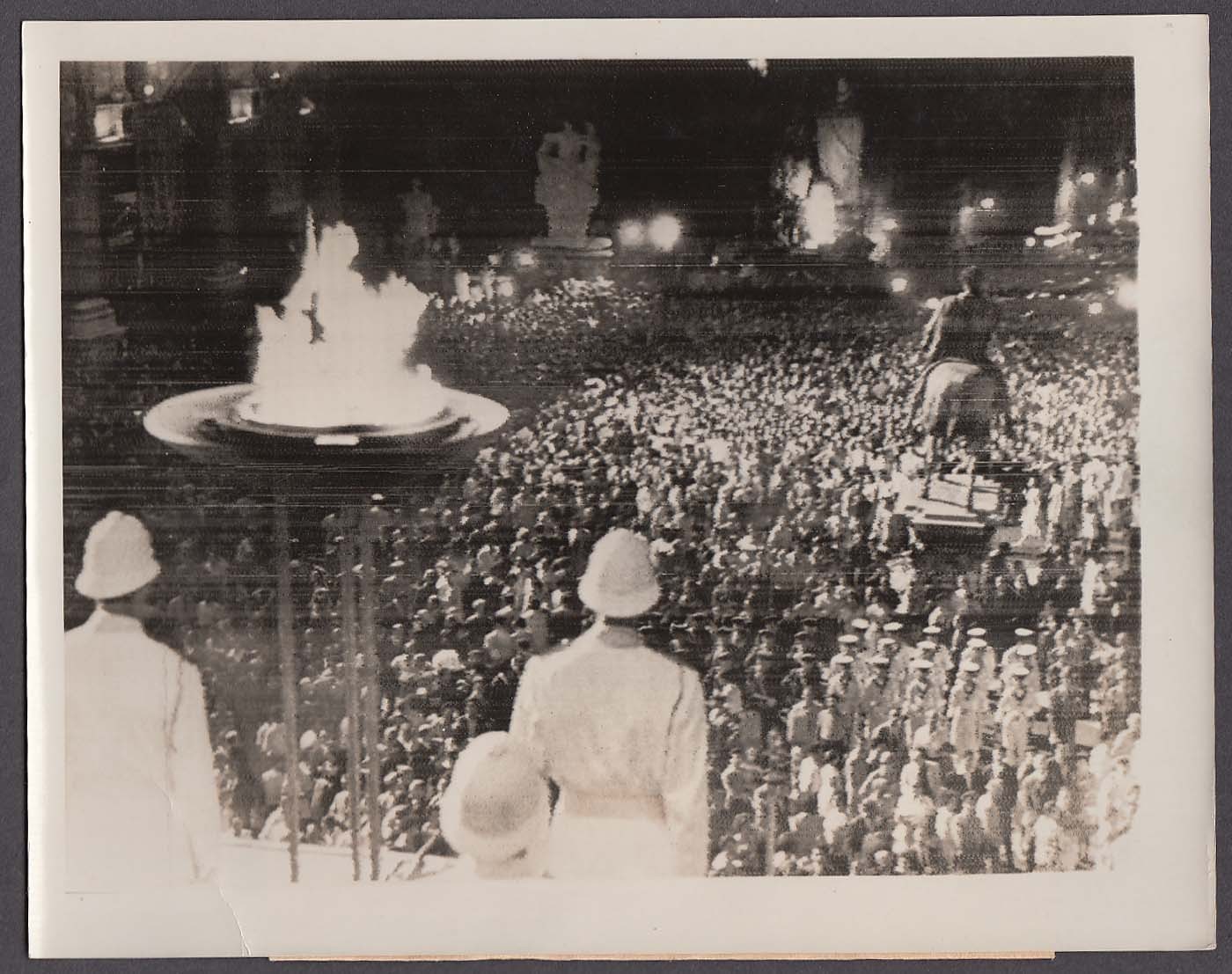 Olympic Flame at Preview Campidoglio Rome Italy 8×10 news photo 1960