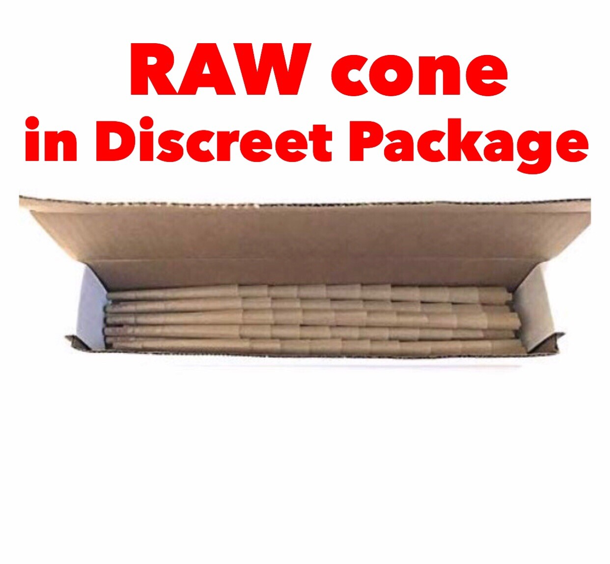 RAW Classic king Size Cone(50 Pack)+ steel slide lock cone case holder