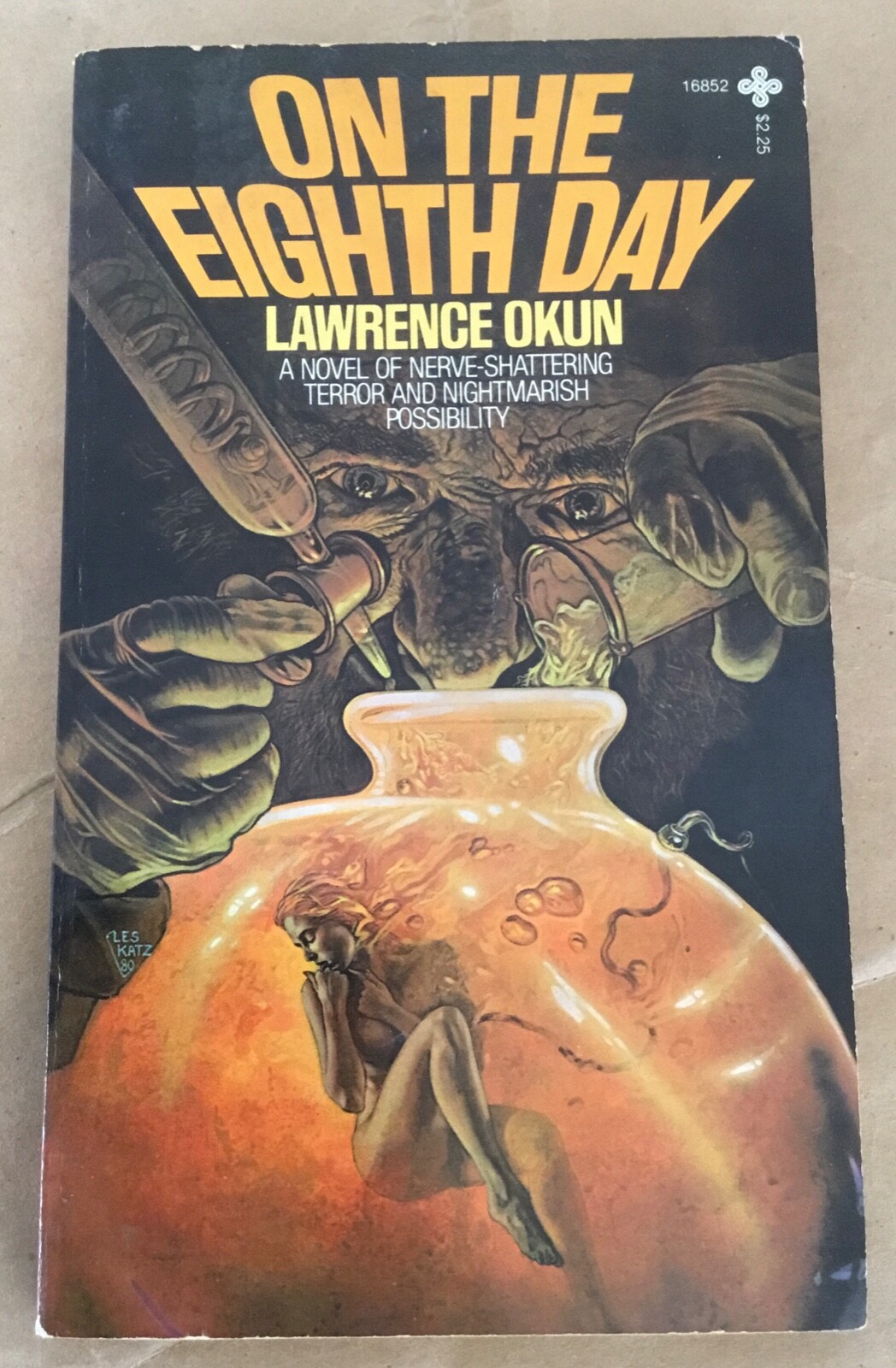 On the Eighth Day Lawrence Okun vintage sci-fi book 1981 Playboy Paperbacks 1st