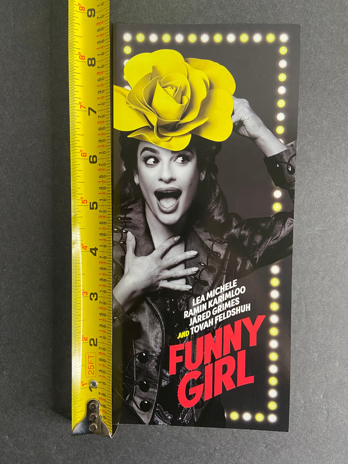 Funny Girl Lea Michele Ramin Karimloo 2023 Ad Flyer Broadway New York City NYC