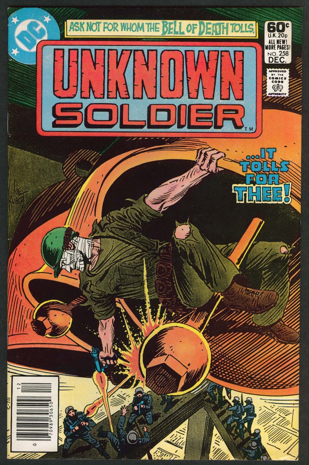 UNKNOWN SOLDIER #258 DC Comic Book 12 1981 Lego Expert Builder ad