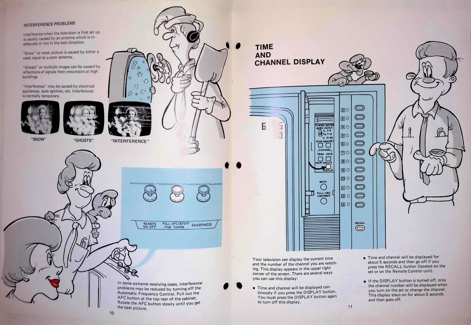 Sears Roebuck 1979 Color TV Sensor Touch OBC Manual Chicago Troubleshooting