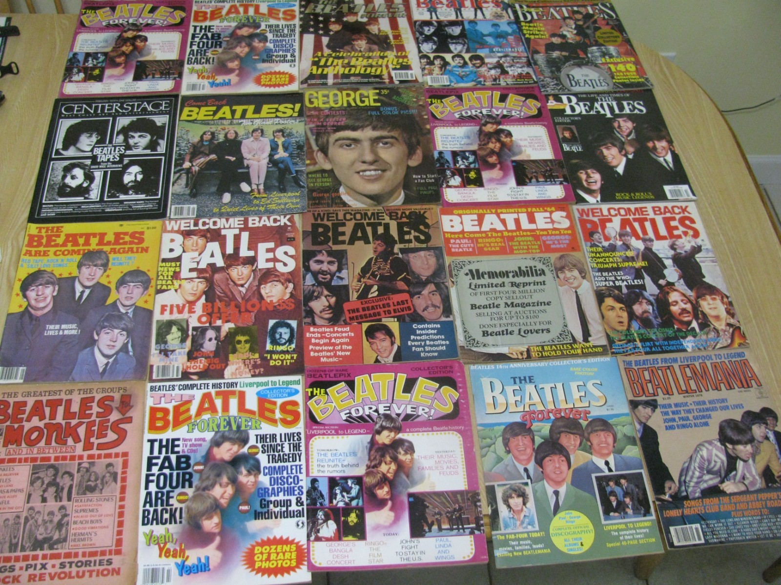 1964 & 1970’S (MAINLY) BEATLES MAGAZINE LOT ( 20 ) RARE ISSUES $4 EACH BLOWOUT