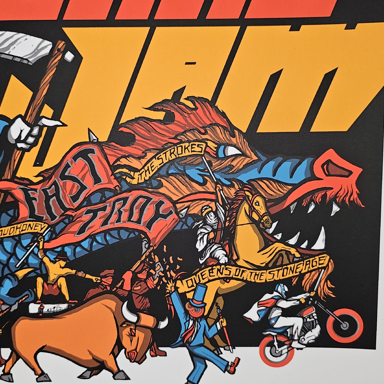PJ20 Pearl Jam Brad Klausen Alpine Valley East Troy WI Poster Silkscreen Print