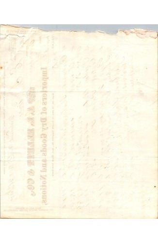 1877 A.L. Ellett & Co. Richmond VA Dry Goods Invoice – 19th Century History