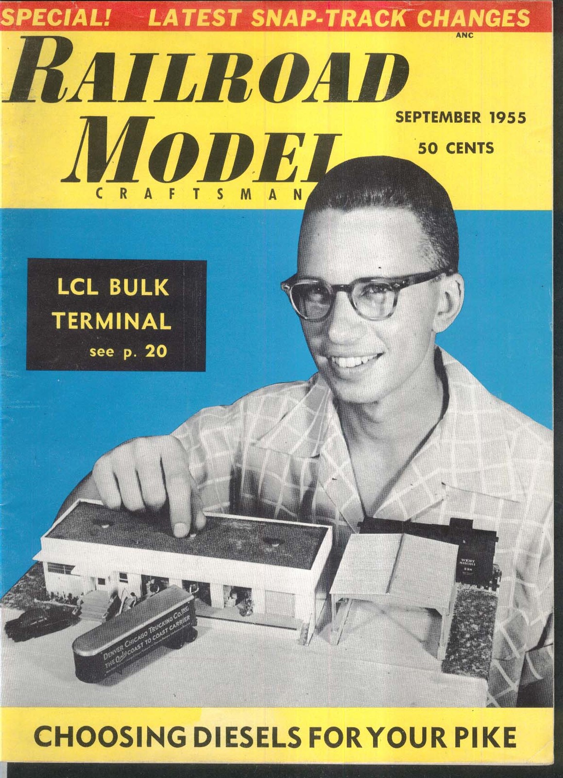RAILROAD MODEL CRAFTSMAN LCL Break Bulk Truck Terminal Nabar’s Pike MoPac 9 1955