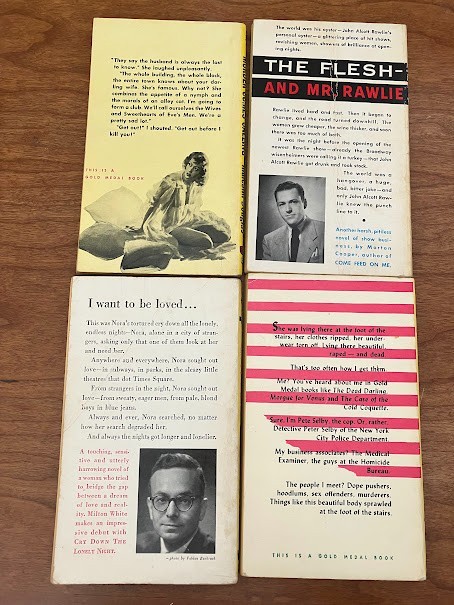 Vintage Paperbacks – lot of 4 – Gold Metal Books