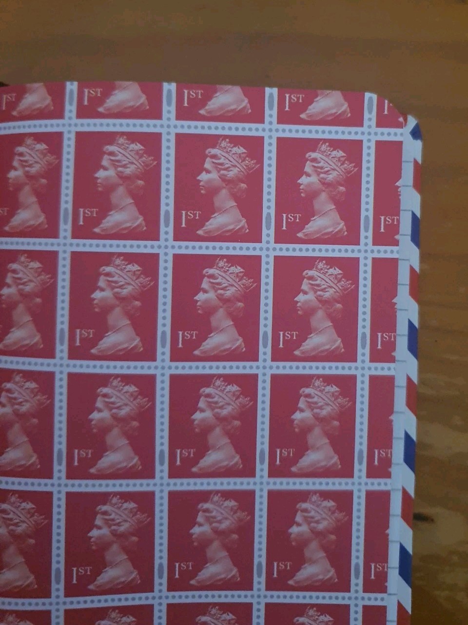 Novelty Gift First Class Queen Letter Stamp Notebook Journal A6 Lined, Like New