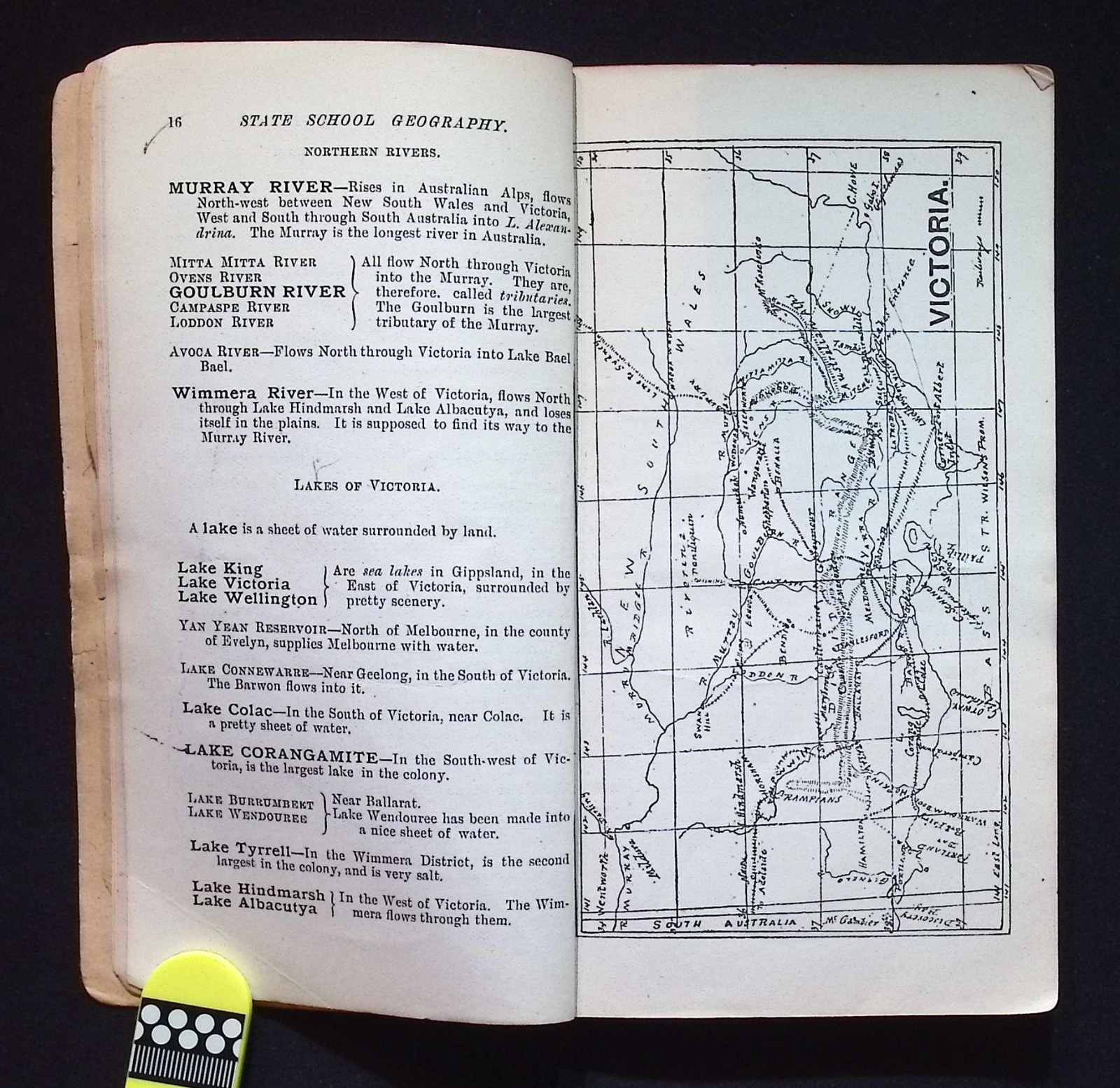 Australian State School Geography Class Book, Dawborn, Revised Programme 1898