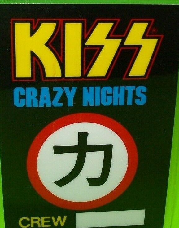 KISS Crazy Nights Backstage Pass Original Hard Rock Music Concert Show 1987