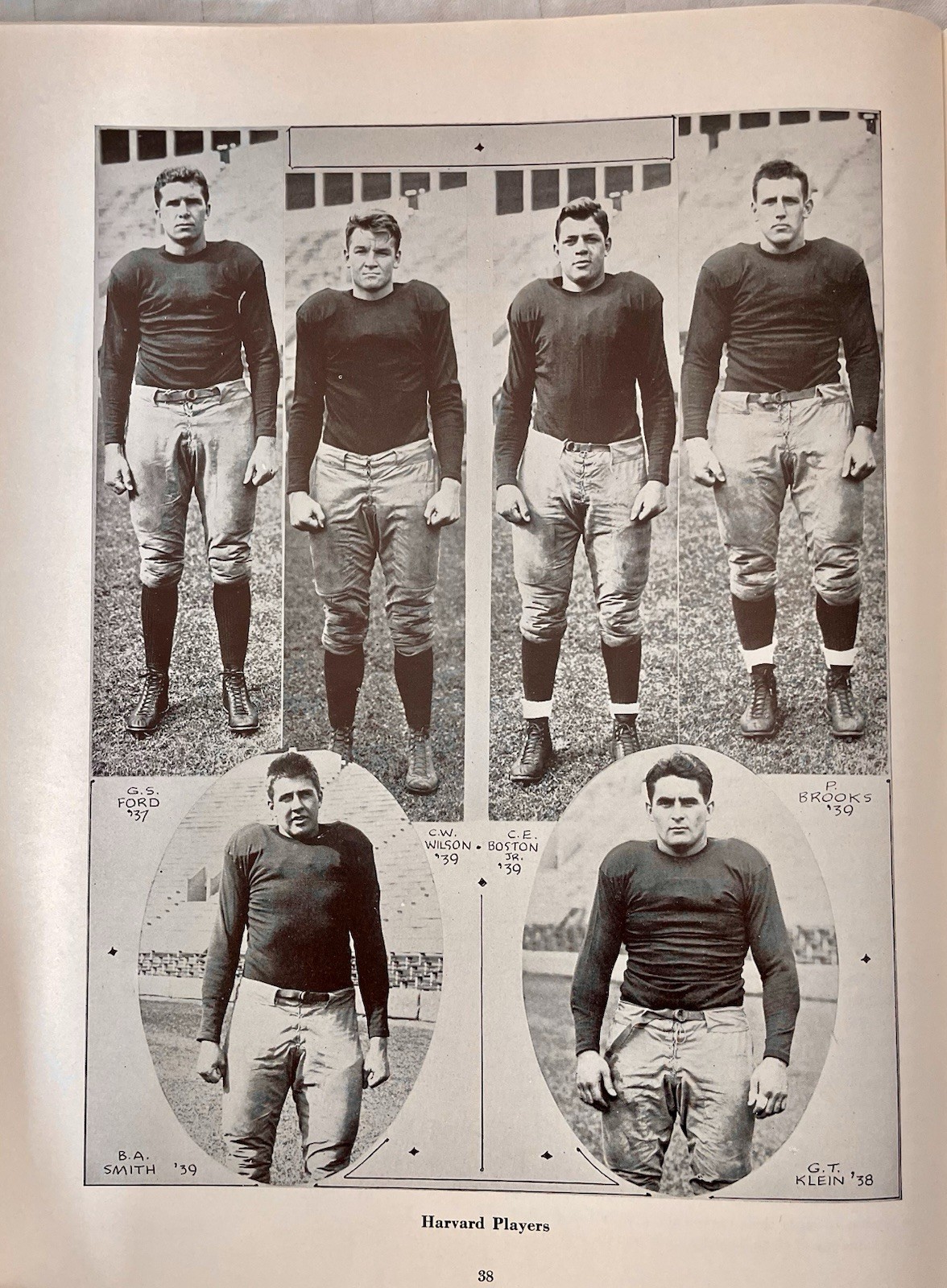 1936 FOOTBALL PROGRAM HARVARD CRIMSON Vs. DARTMOUTH INDIANS BIG GREEN IVY LEAGUE