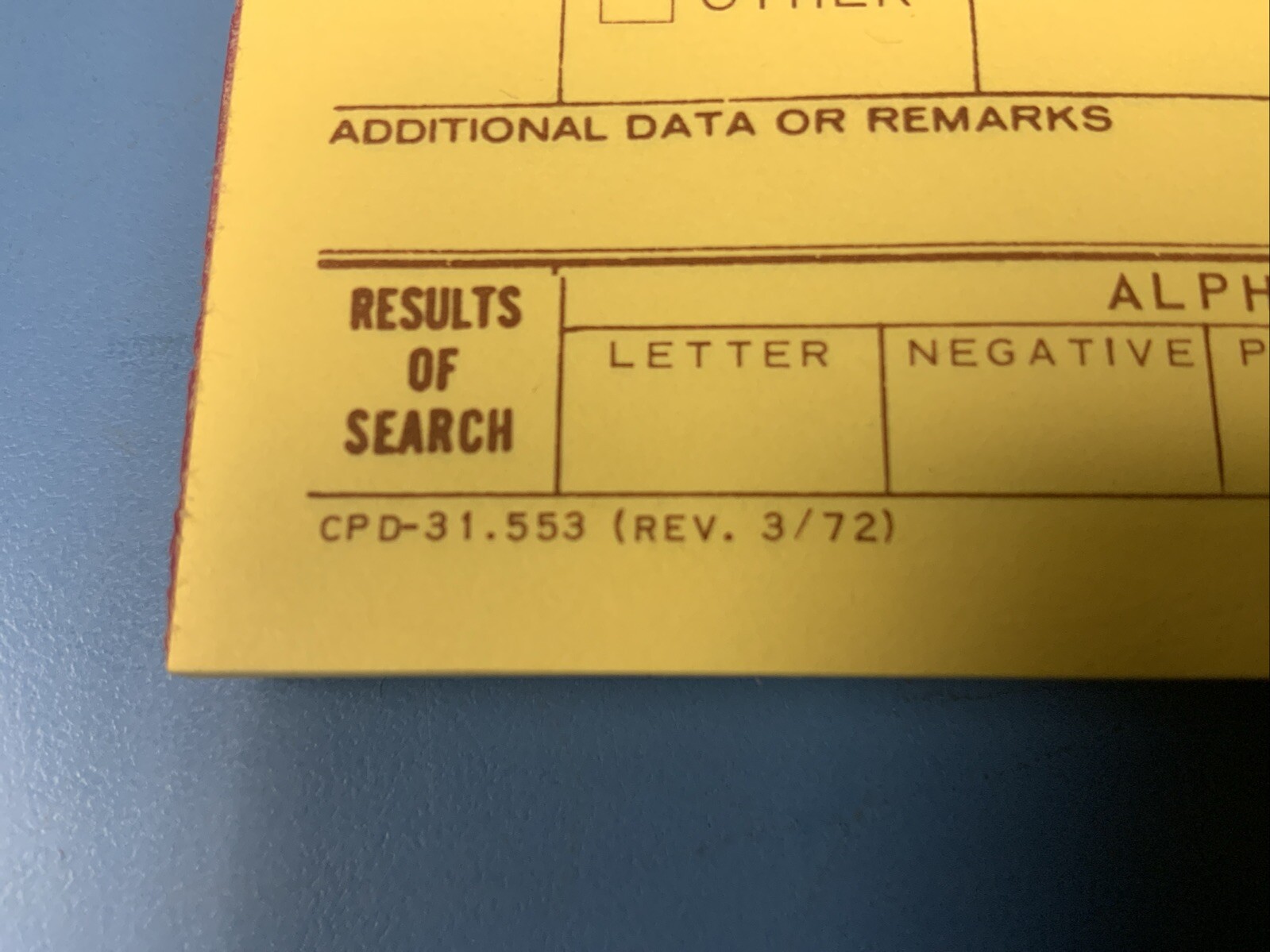 2 Vintage Chicago Police Records / Non Department Inquiry Pads