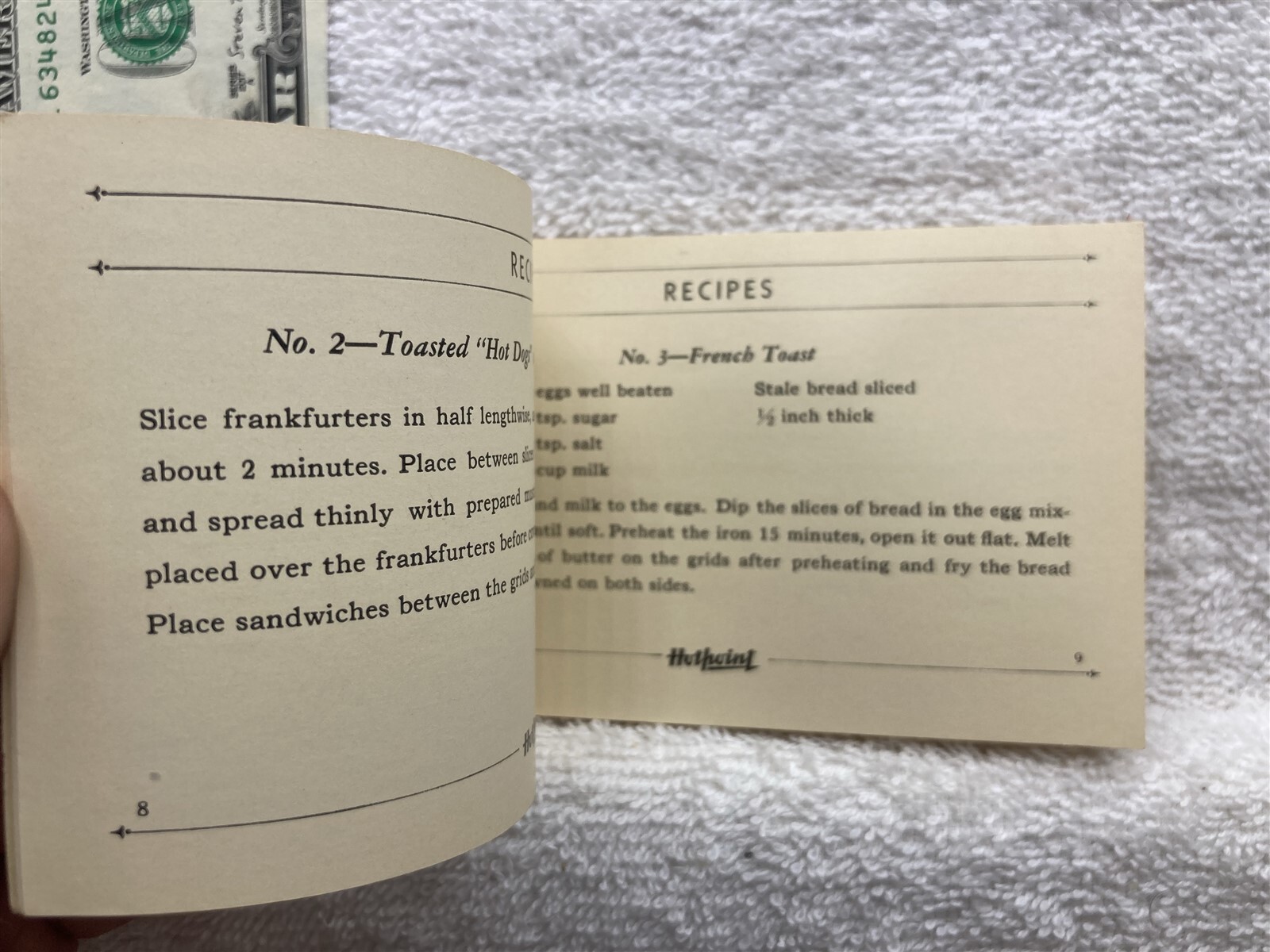 1933 General Electric 24 Recipes Booklet Hotpoint Treasure Chest Cooker GE Vtg