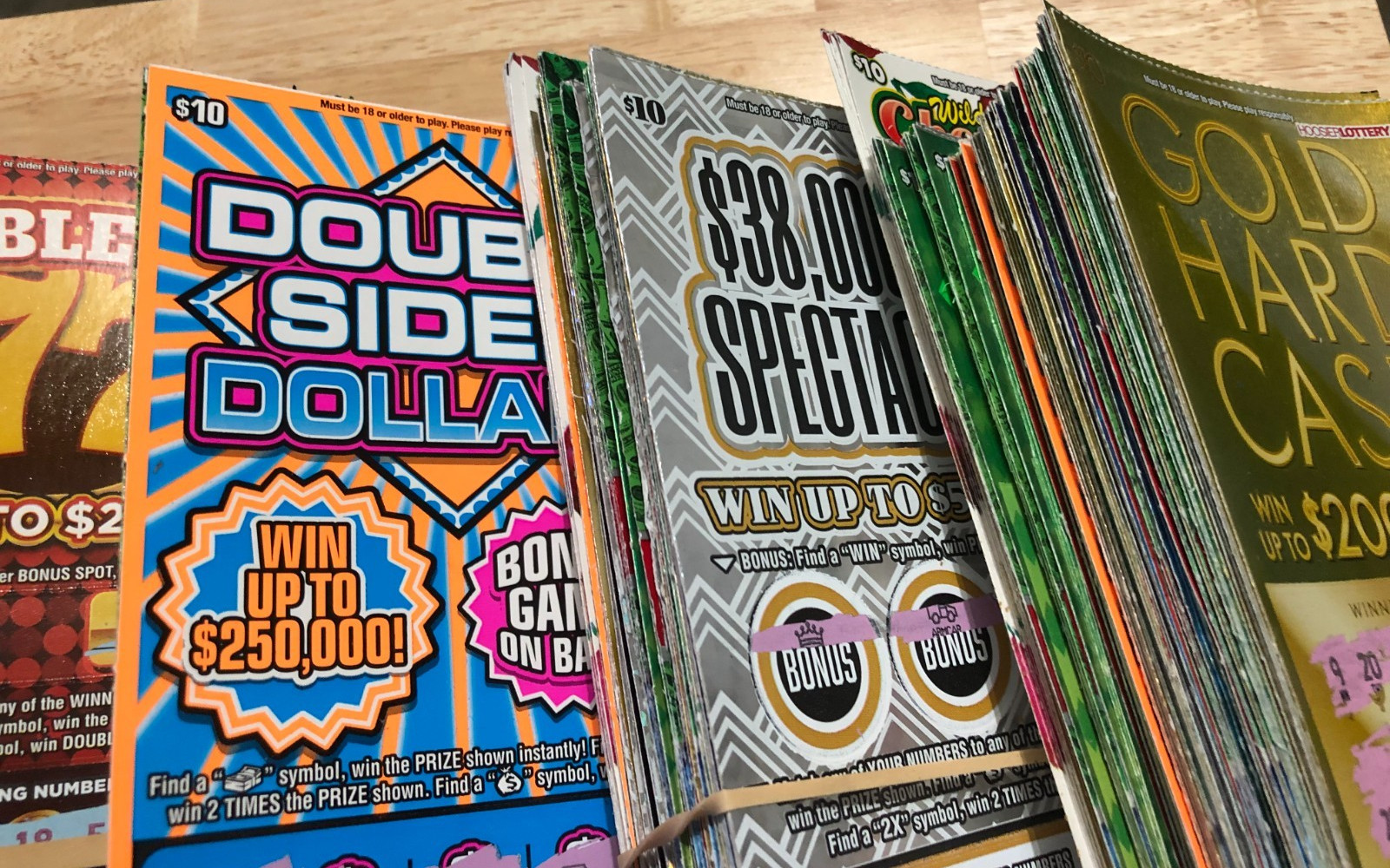 $10,000 Worth of NON-WINNING $10.00 INDIANA Lottery Scratch off Tickets 2025
