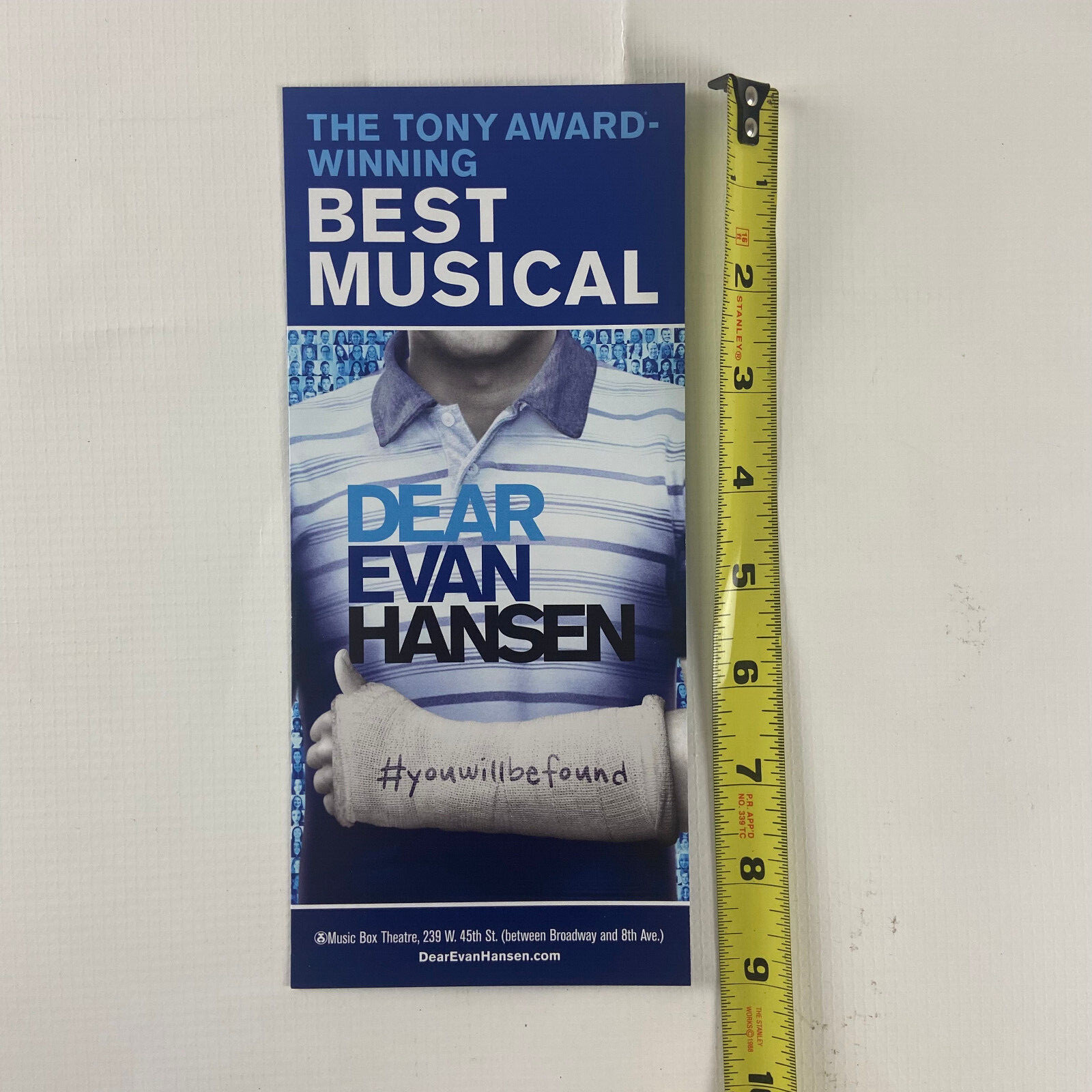 Dear Evan Hansen 2022 Ad Flyer Broadway NYC New York City Advertisement Ads