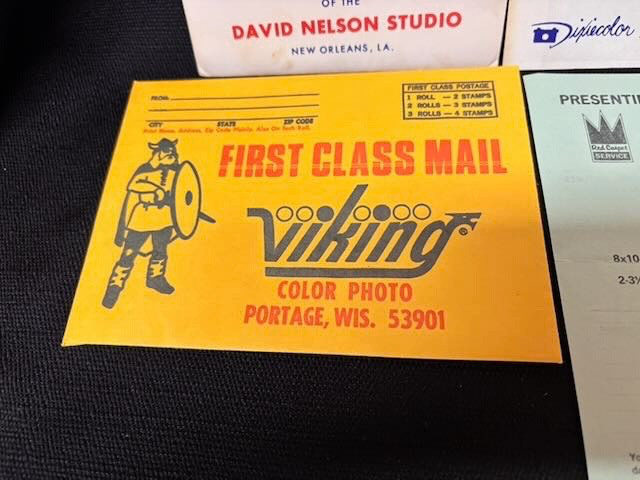 Vintage 1970s Film Photos Printing Envelopes Lot of 6 Fotomat, Fox, Viking