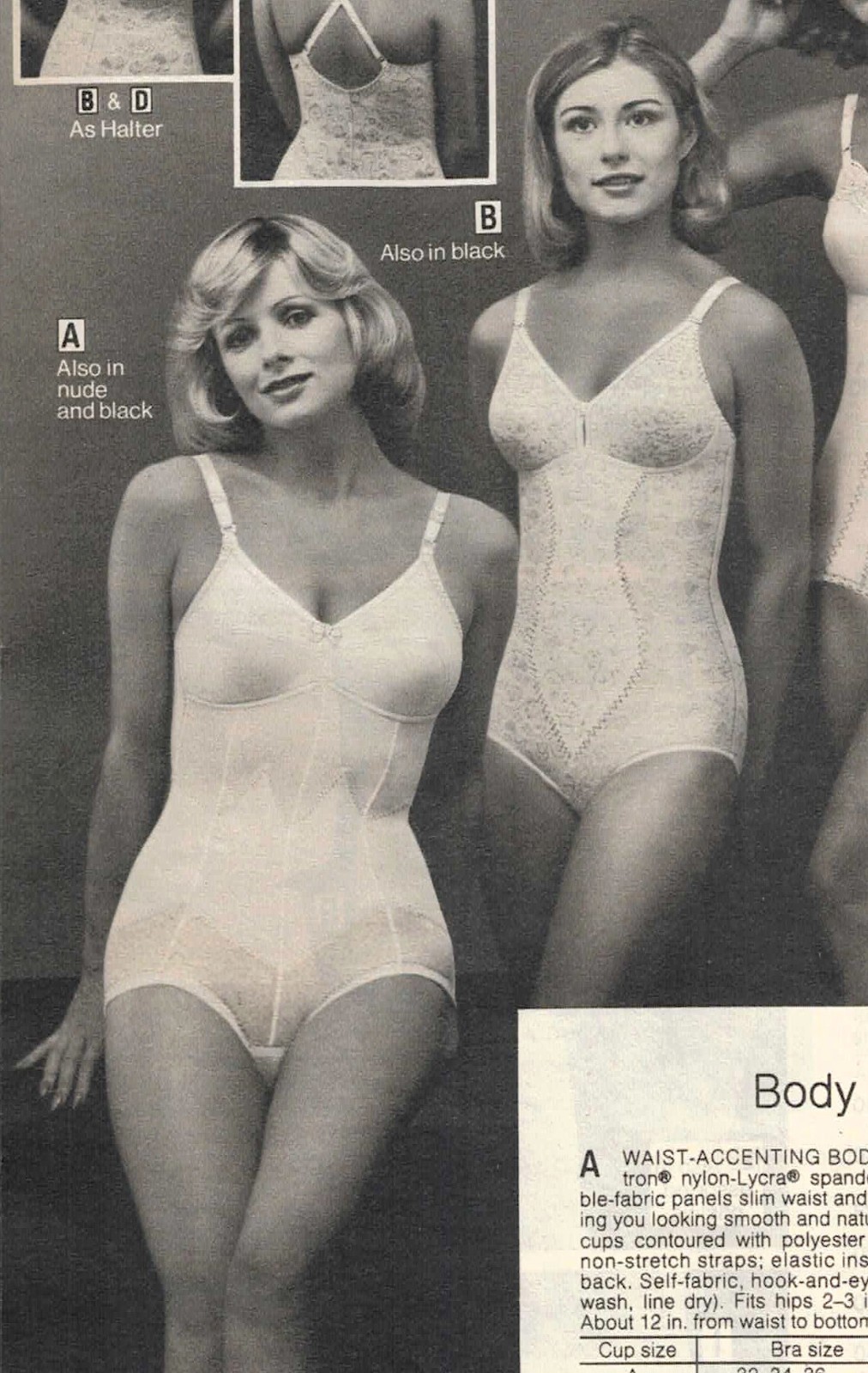 1970S JCPENNEY CATALOG LINGERIE & FASHION CLIPPING PAPER ADS PRINTS