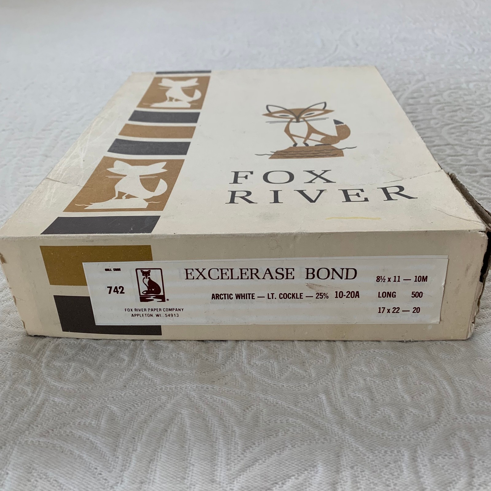 Fox River Paper Co – Excelerase Bond 25% Cotton – Arctic White (200+ Sheets)