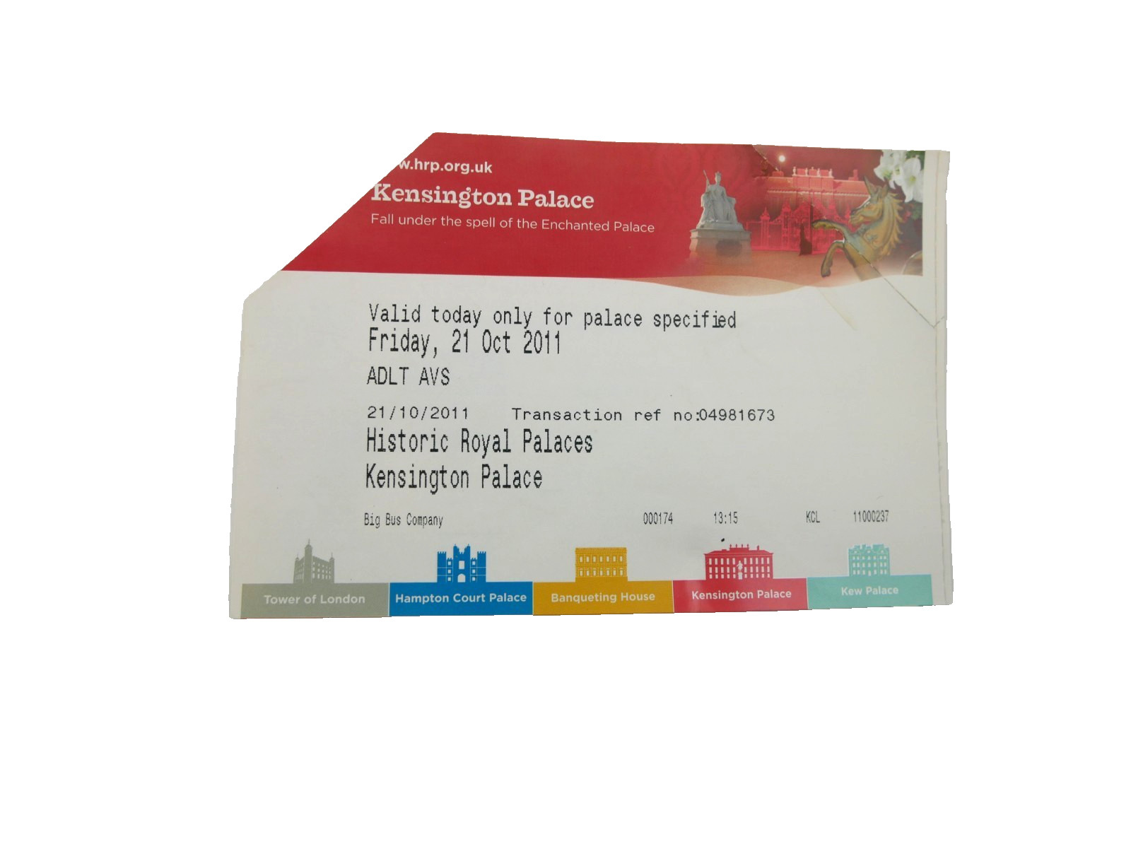 Souvenir Tickets and Tube Map from London – Westminster Abbey Kensington Palace