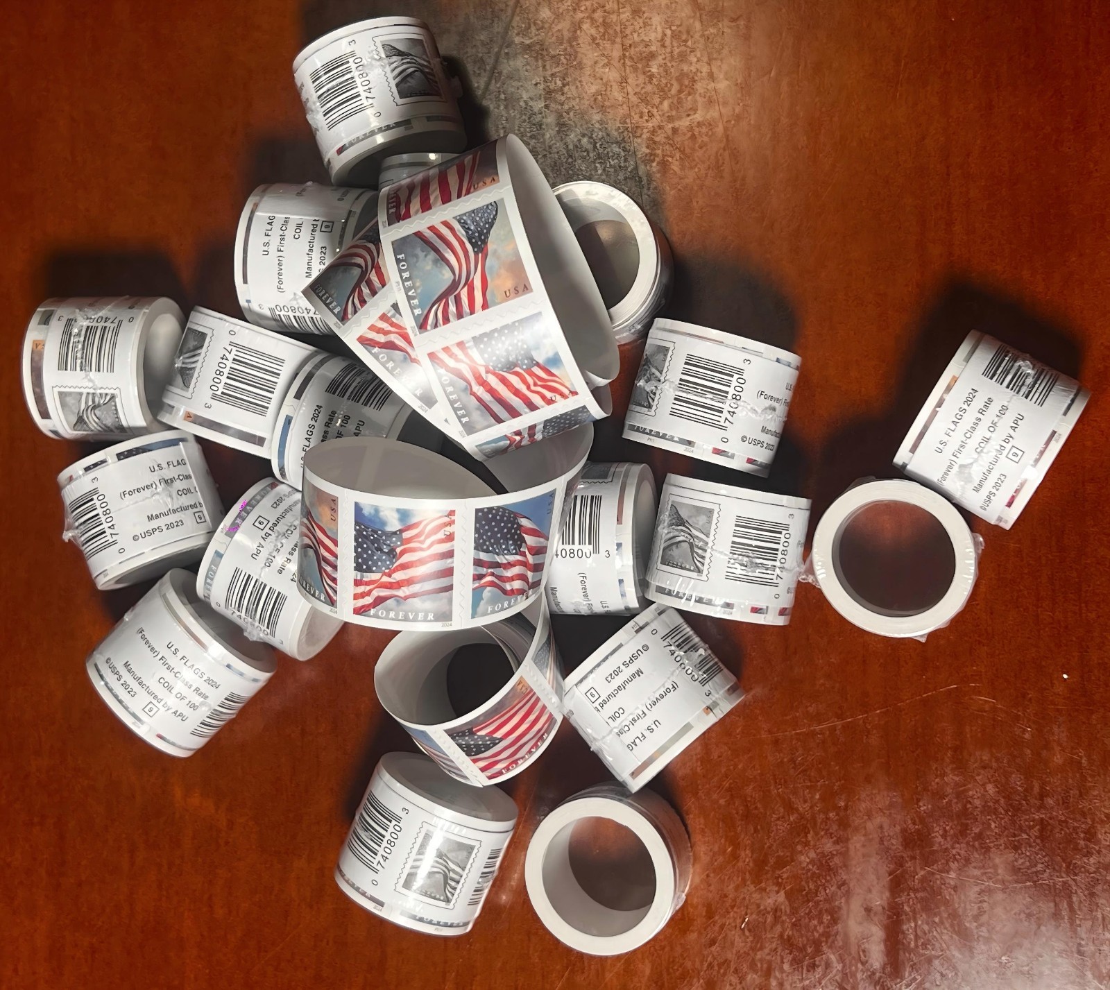 Newest 1 ROLLS Of 100 USPS-postage,100 PCS-Special Sale, New Sealed!