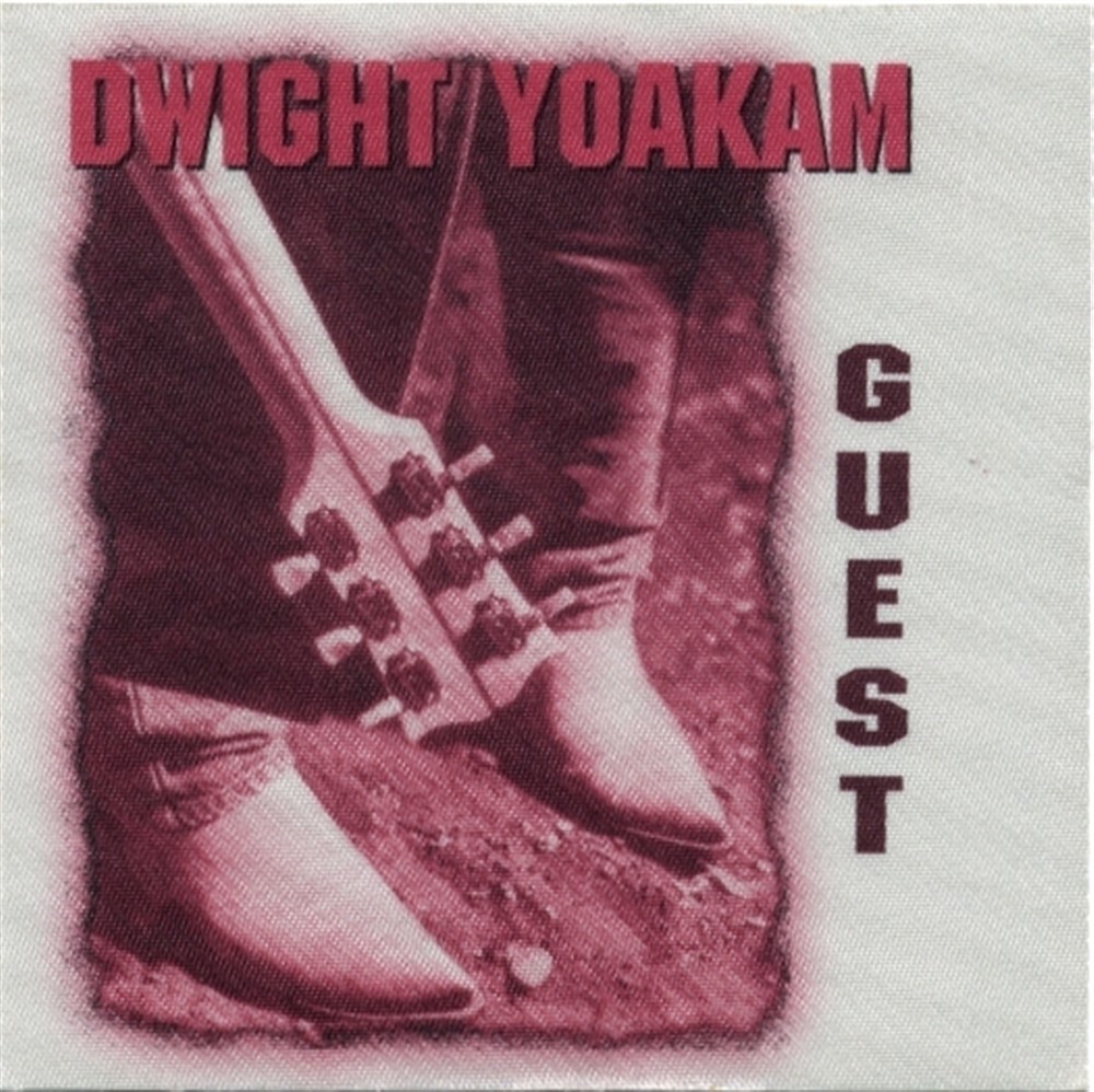Dwight Yoakam 2000 Tomorrows Sounds Today concert tour Band Guest Backstage Pass