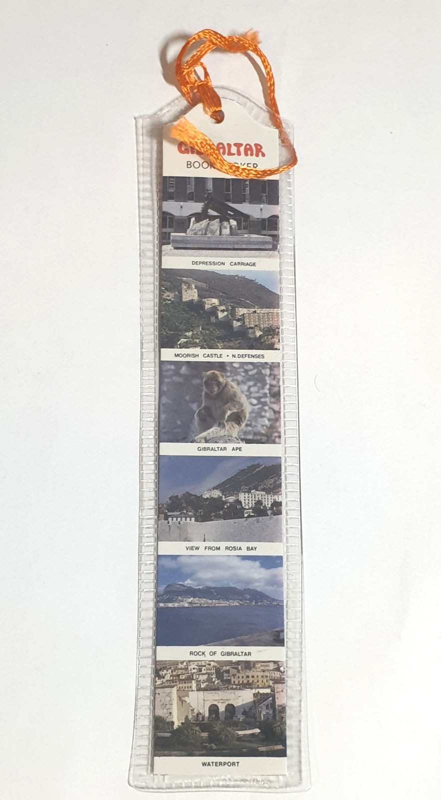 Gibraltar Bookmark Ape Catalan Bay Spain Moorish Castle Europa Lighthouse Gift