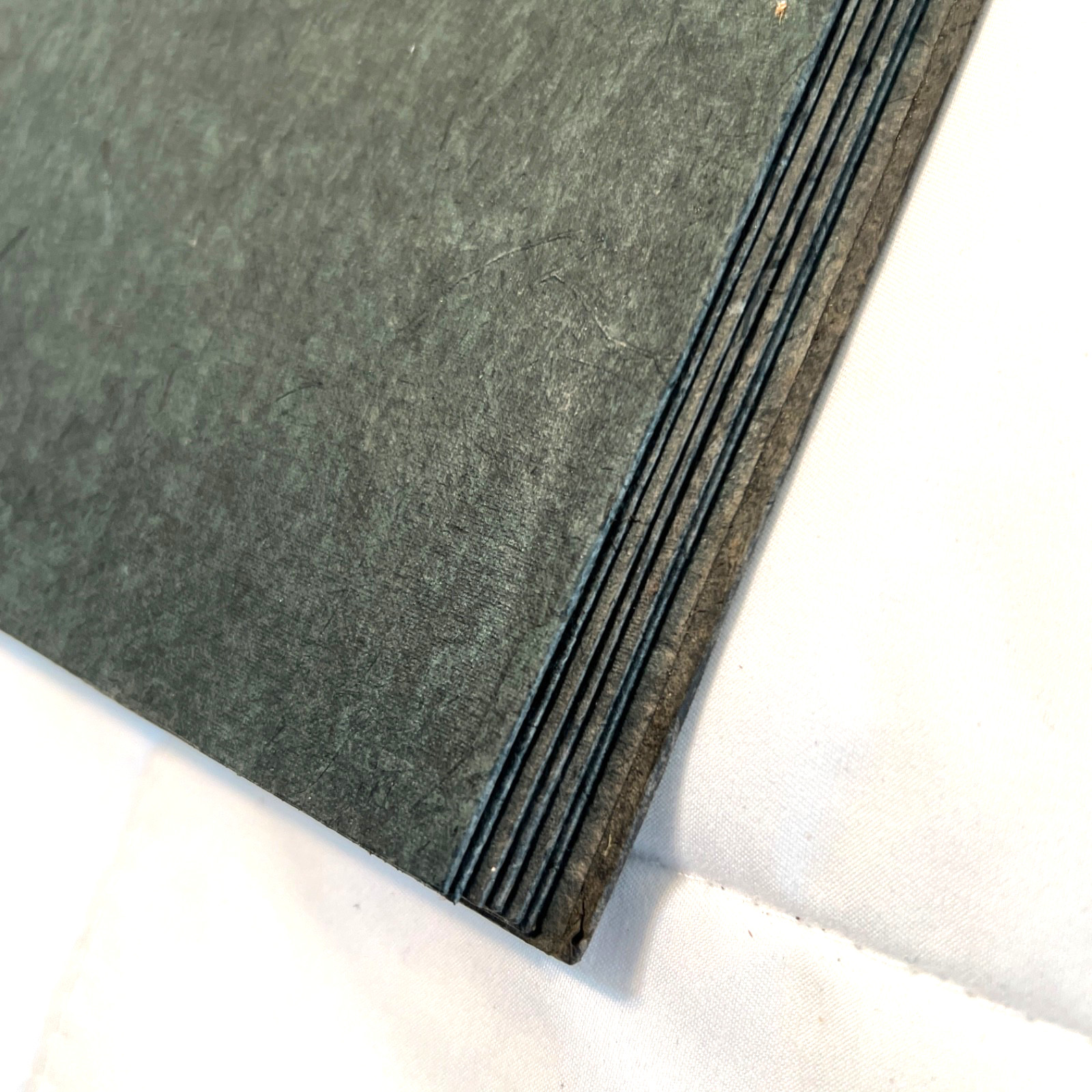 Handmade Pineapple Paper Photo Album Junk Journal Leaf Embossed Scrapbook 9×11″