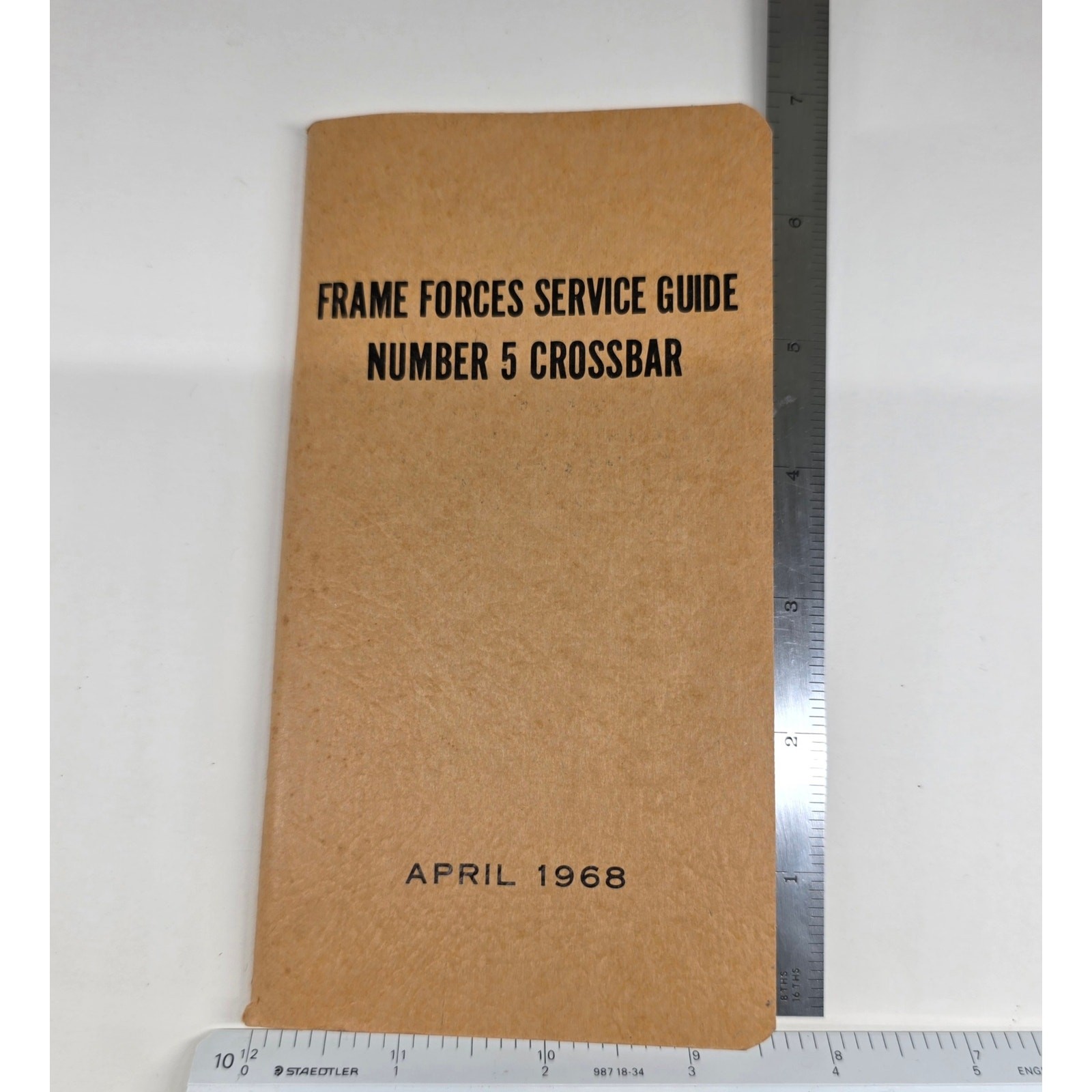 Bell System Frame Forces Service Guide Booklets 1968 1969 Crossbar Step By Step