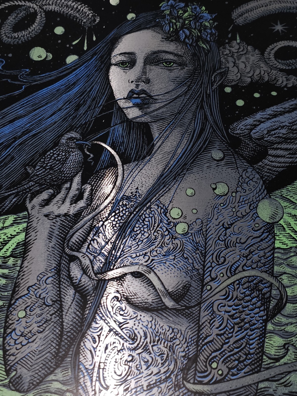 FOIL Variant Widespread Panic David Welker Wantagh New York Signed Poster Print