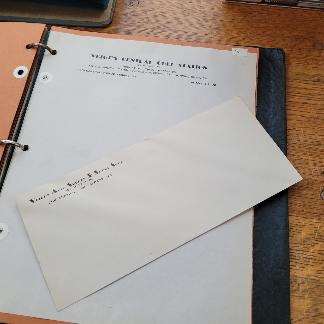 1940’s Print Shop sales catalog & paper samples – Letterheads/Business Cards