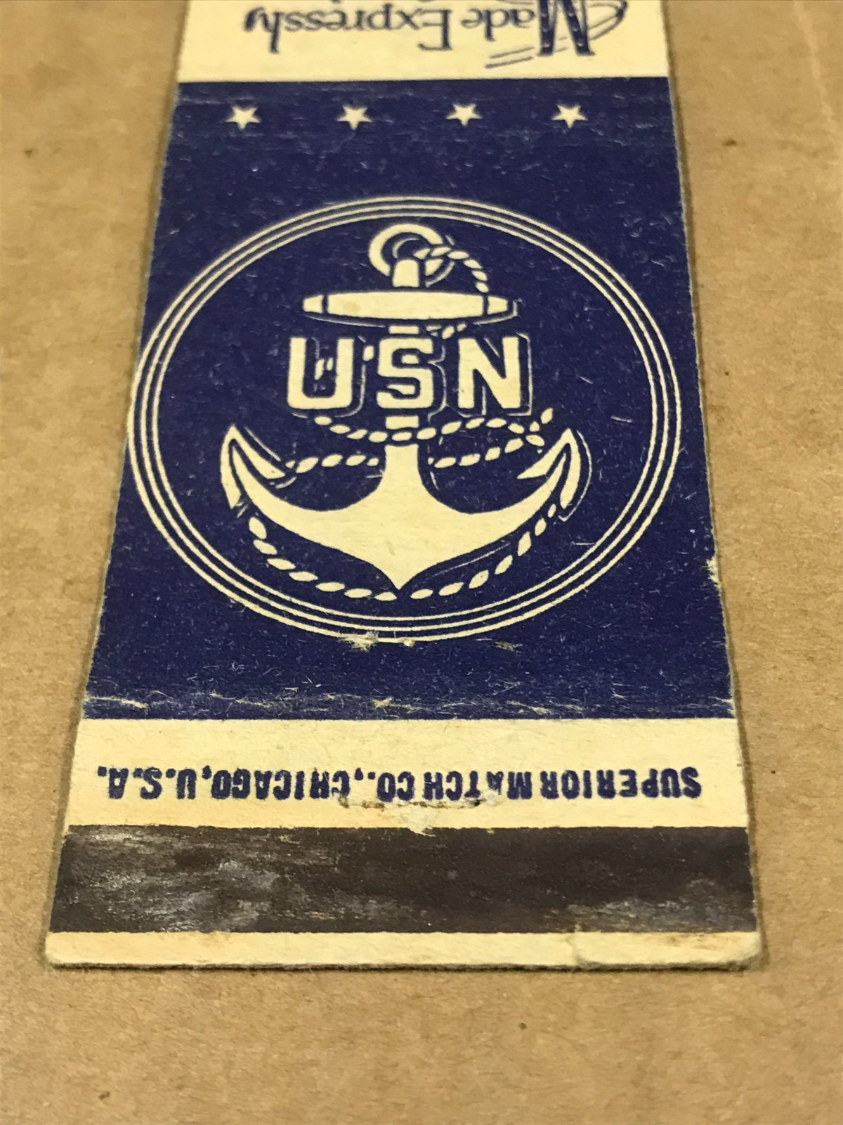 Vintage United States Navy – Matchcover, Matchbook