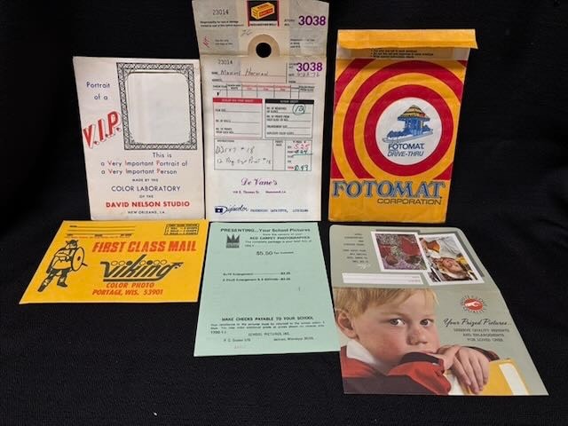 Vintage 1970s Film Photos Printing Envelopes Lot of 6 Fotomat, Fox, Viking