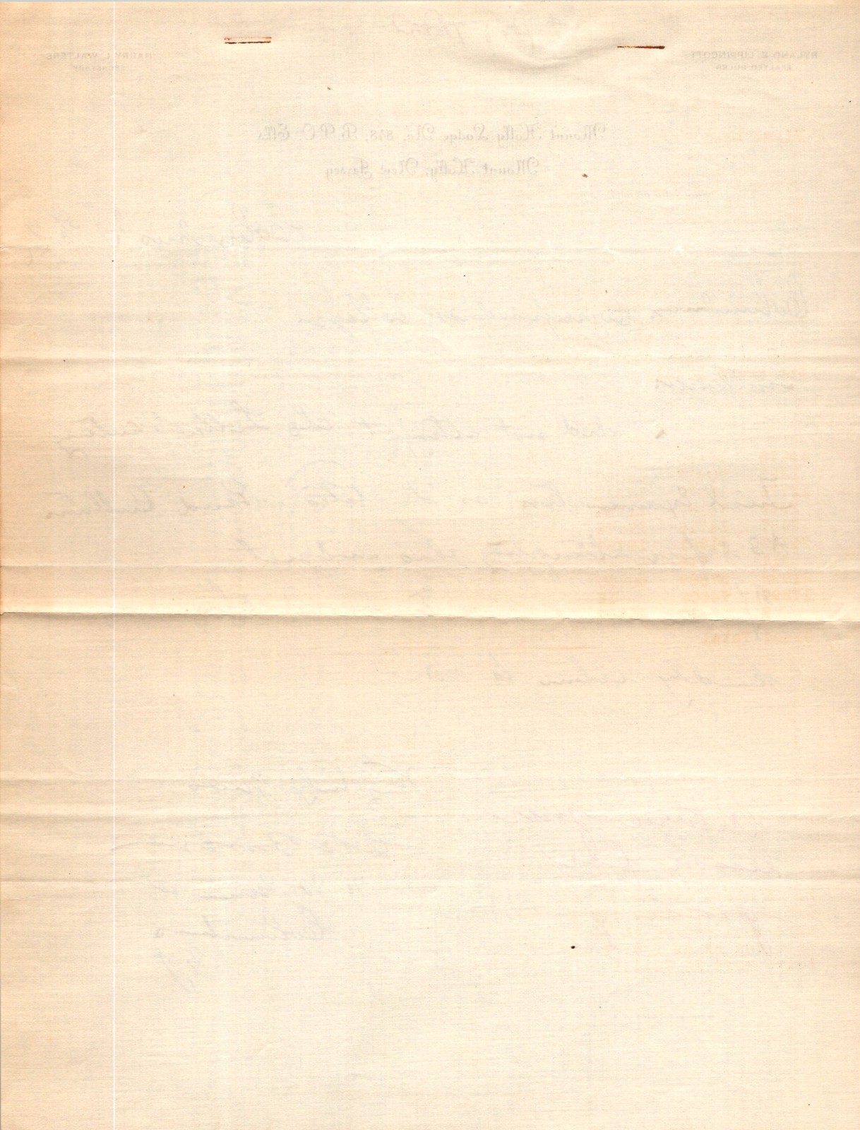 1926 Elks Lodge Letterhead Leo Brown Columbus O. Correspondence College