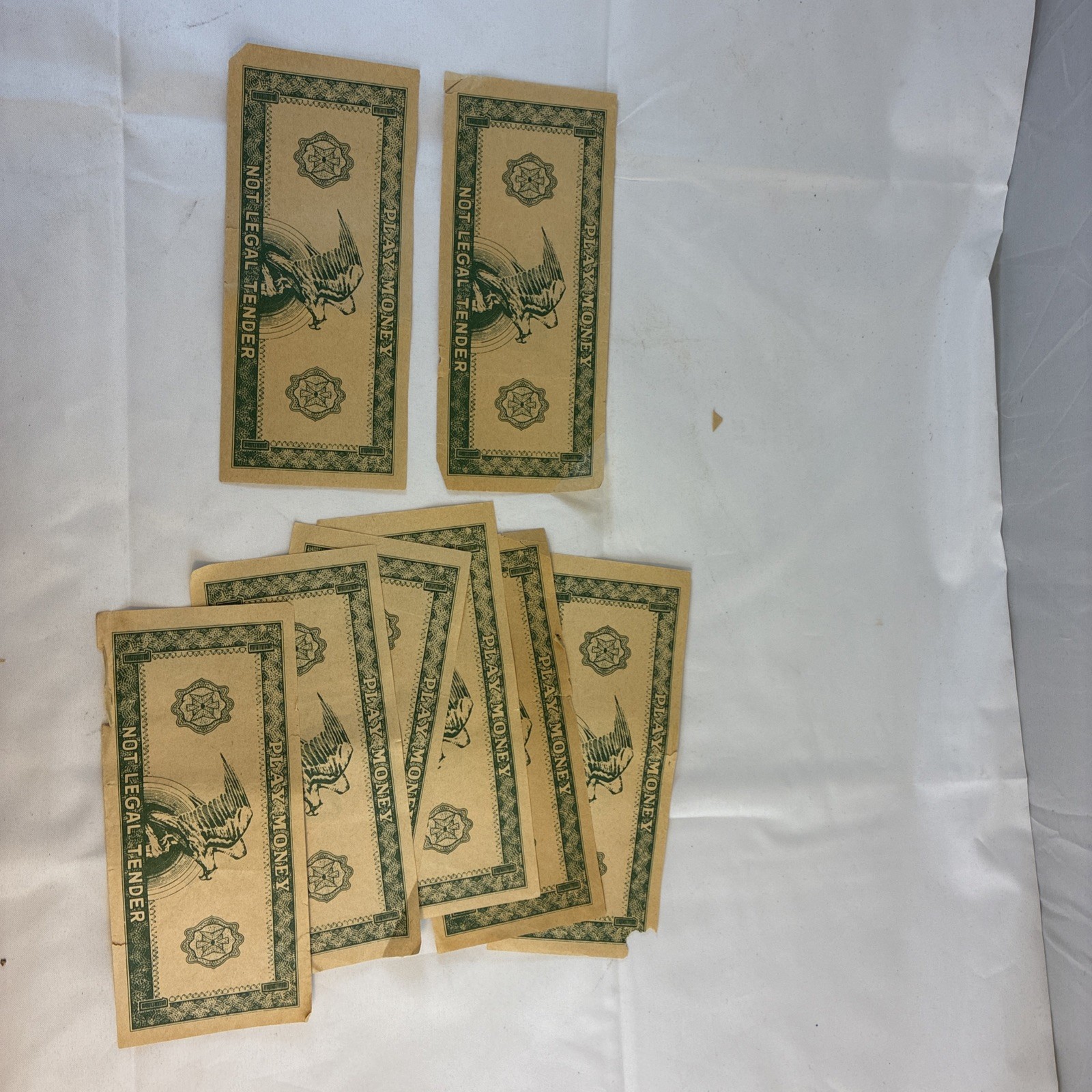 Vintage Old Play Paper Money 21 Bills – 1s, 5s, 10s, 100s And One $1000