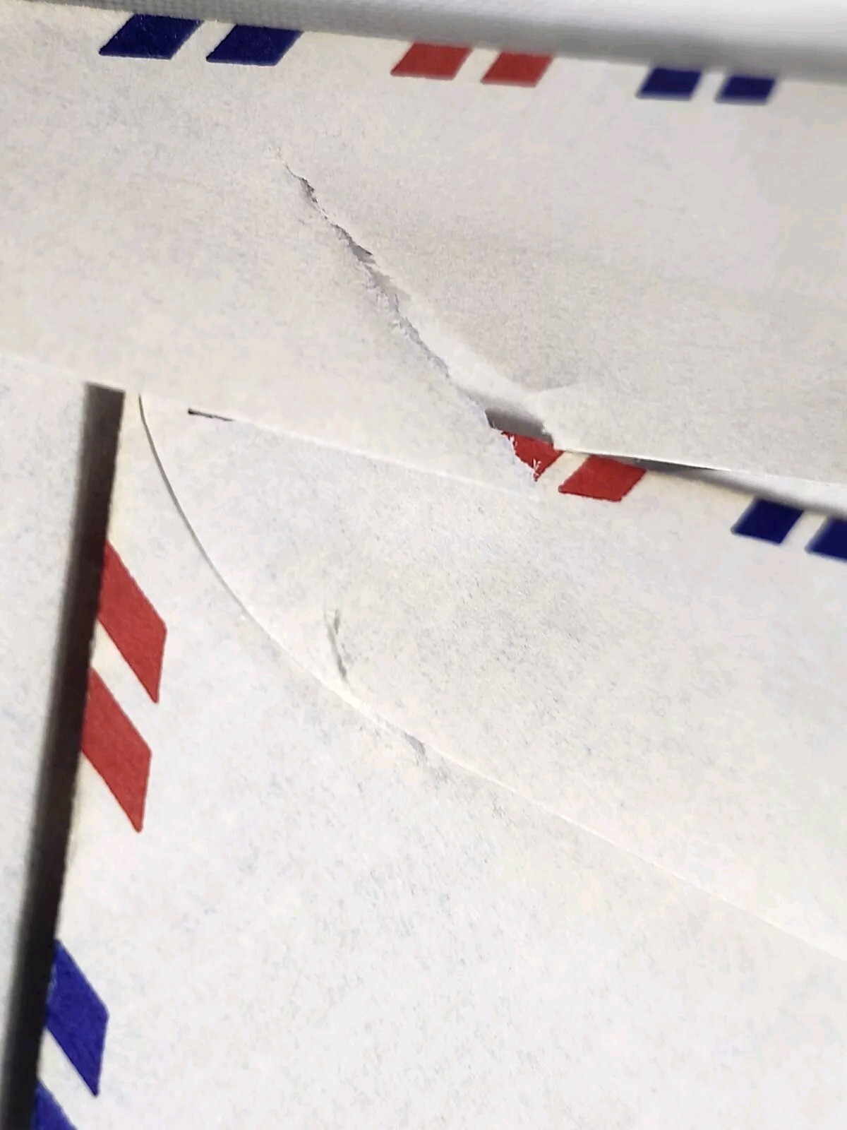 18 VTG Air Mail Envelopes 8 Onward White, 10 Unbranded Ivory -Red Blue Stripes