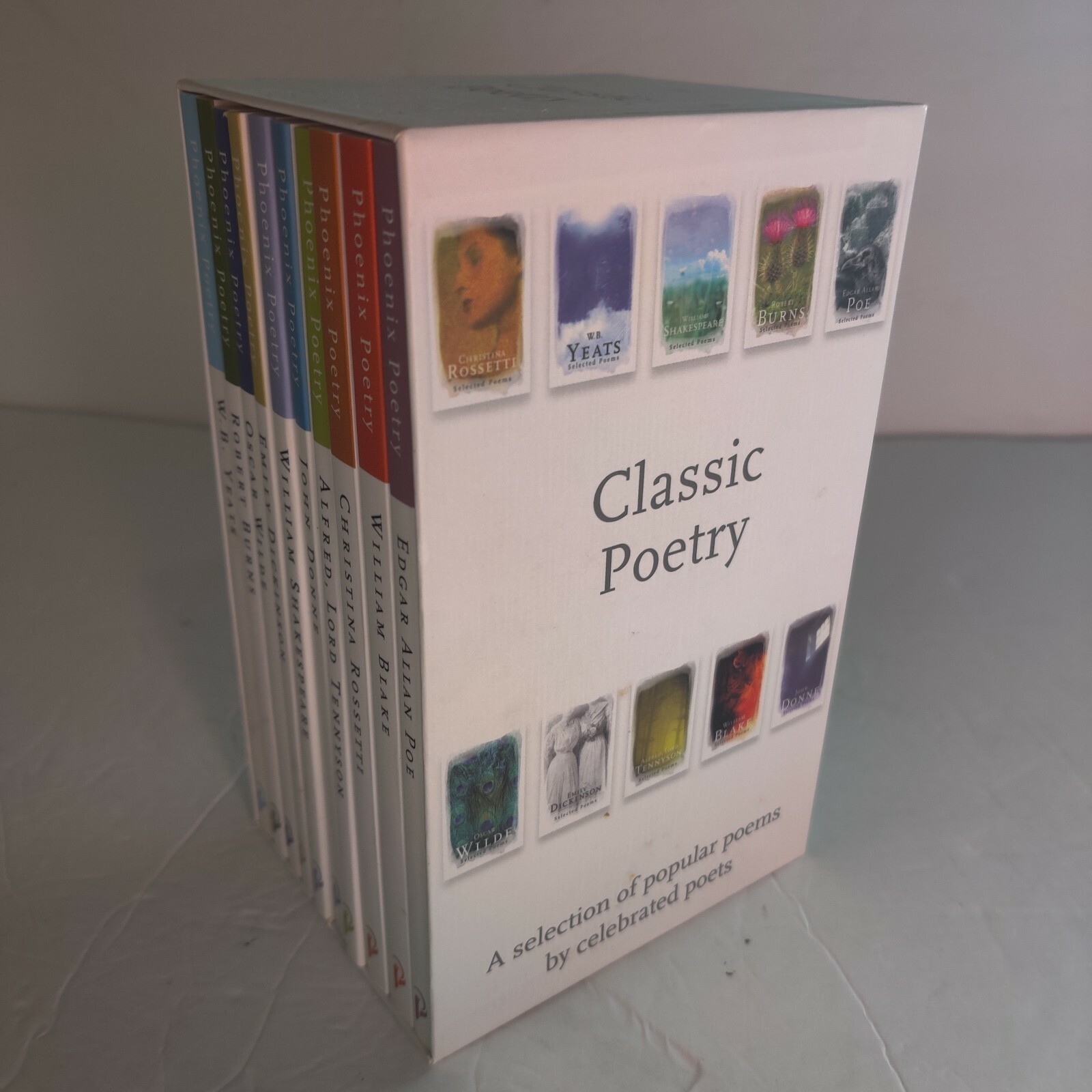 10 VOLUME SET PHOENIX POETRY BOOKS popular classical poets poems Classic poe