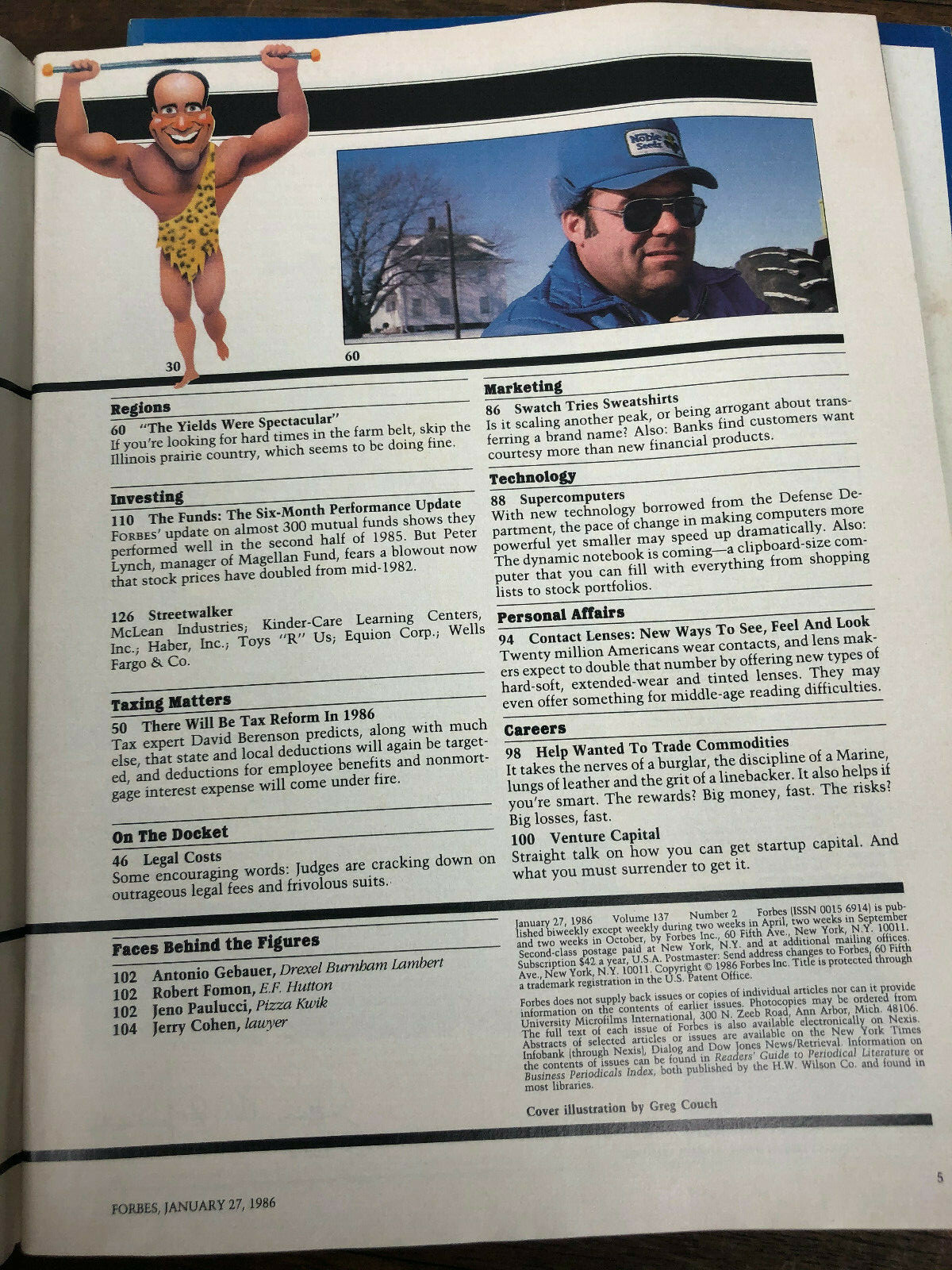 Vintage Forbes January 1986 Magazine “A Crush Like You Wouldn’t Believe”