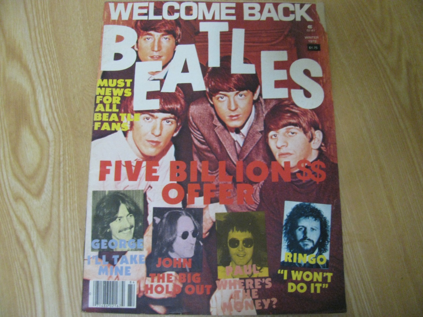 1964 & 1970’S (MAINLY) BEATLES MAGAZINE LOT ( 20 ) RARE ISSUES $4 EACH BLOWOUT