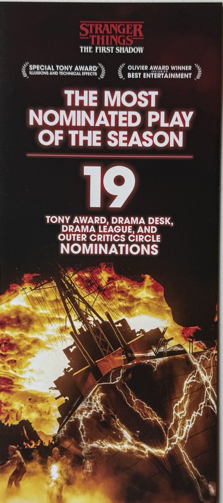 Broadway Flyer – Stranger Things – The First Shadow – 2025
