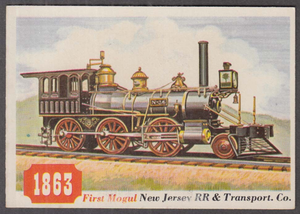 Topps Rails & Sails Card #78 1st Mogul New Jersey RR & Transit