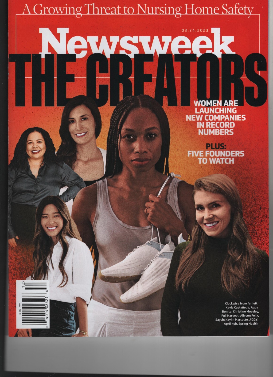 WOMEN TO WATCH THE CREATORS NEWSWEEK MAGAZINE MAR 24 2023 NO LABEL