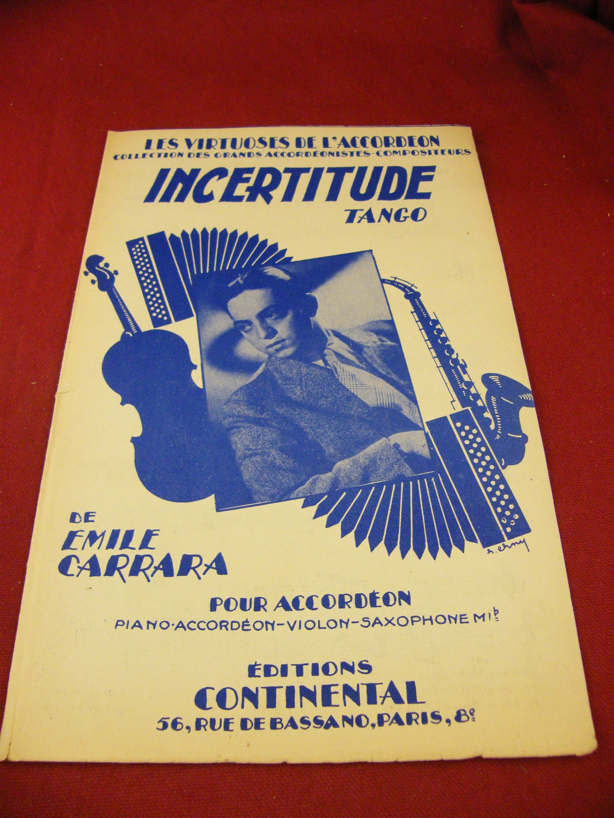 Partition Uncertainty Tango Emile Carrara Accordion