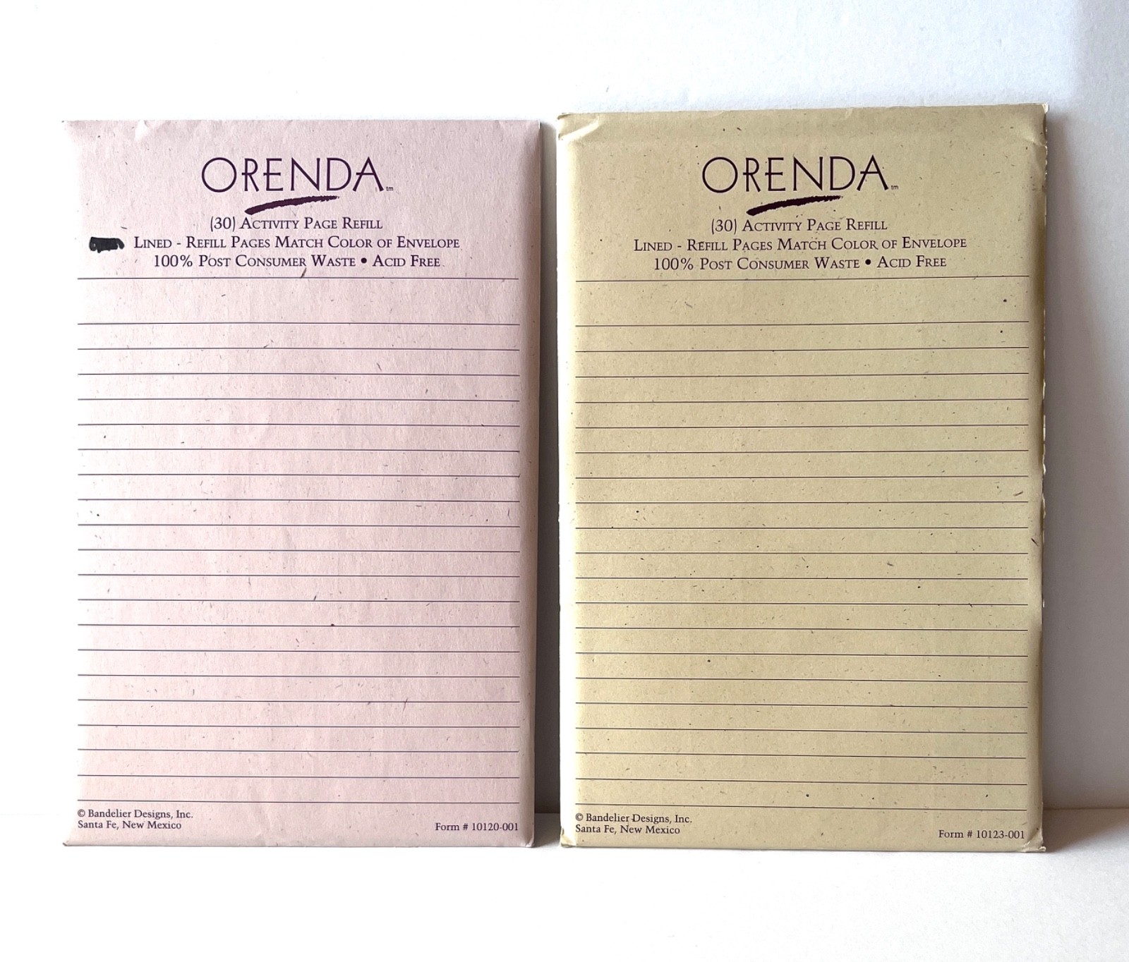 NOS Deadstock VTG 90’s Small 3-ring binder 8 1/2″ x 5 1/2″ Refill Paper Lined*