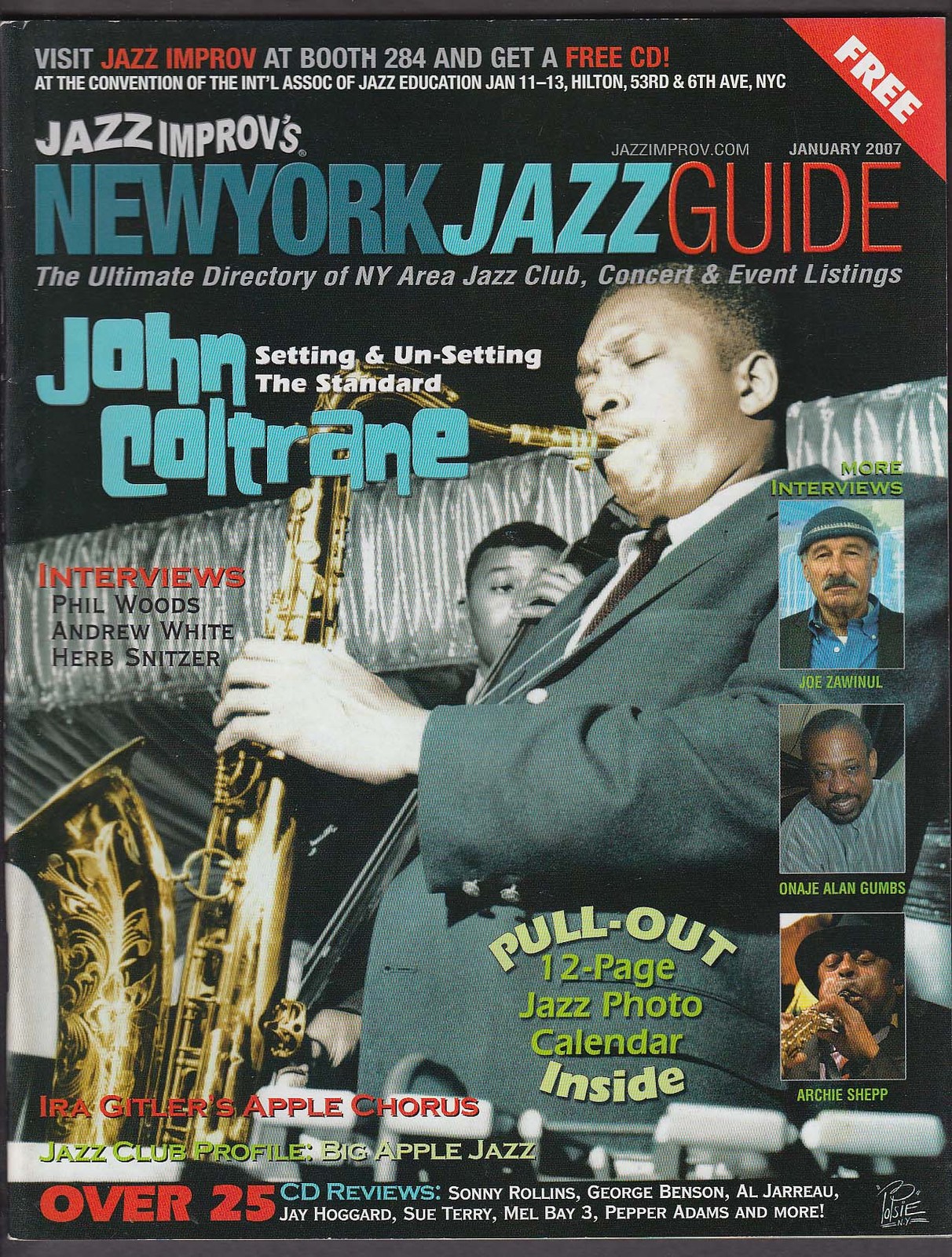 JAZZ IMPROV’S NY GUIDE John Coltrane Joe Zawinul Onaje Alan Gumbs ++ 1 2007