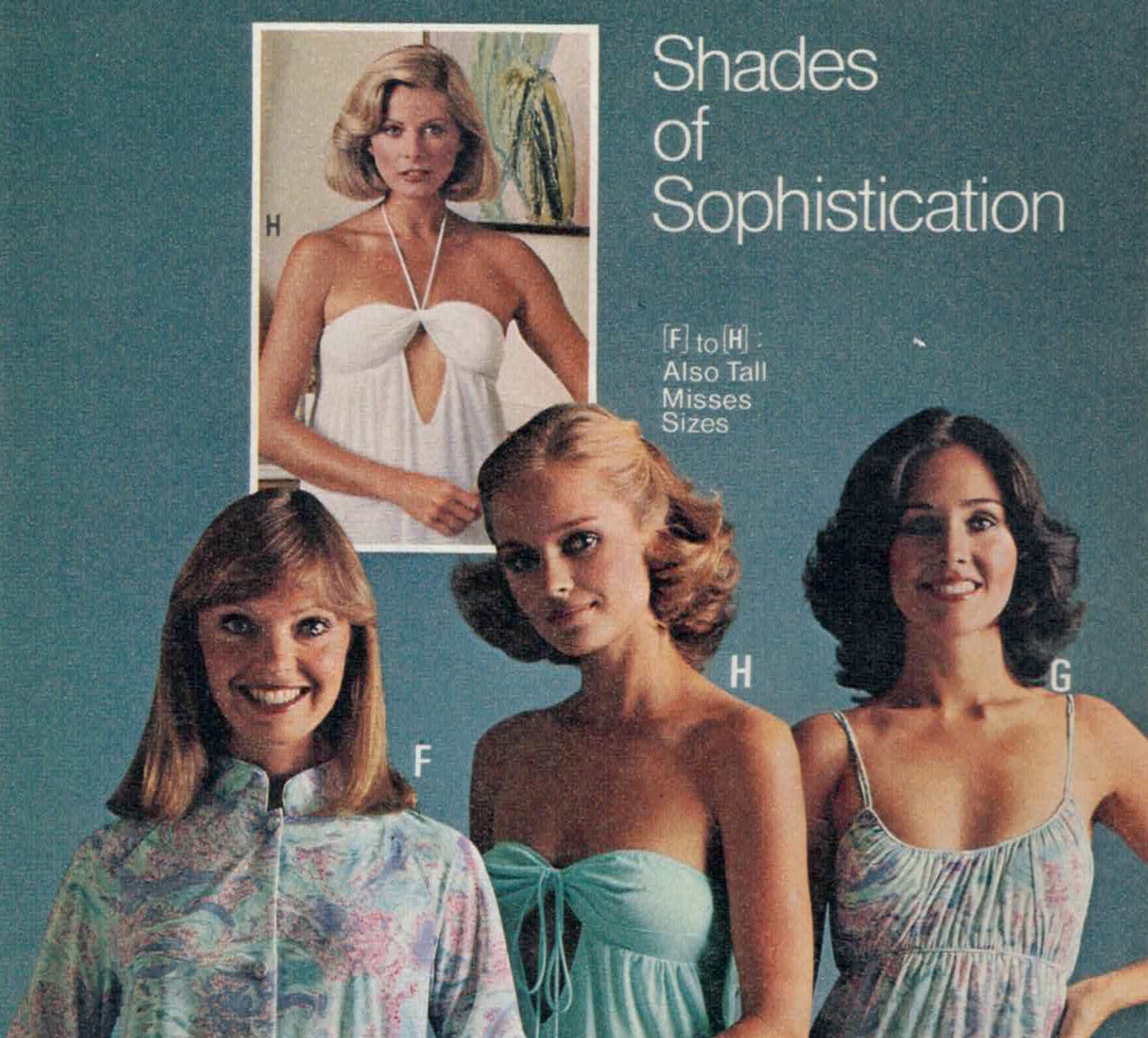 1970S JCPENNEY CATALOG LINGERIE & FASHION CLIPPING FREE SHIPPING!