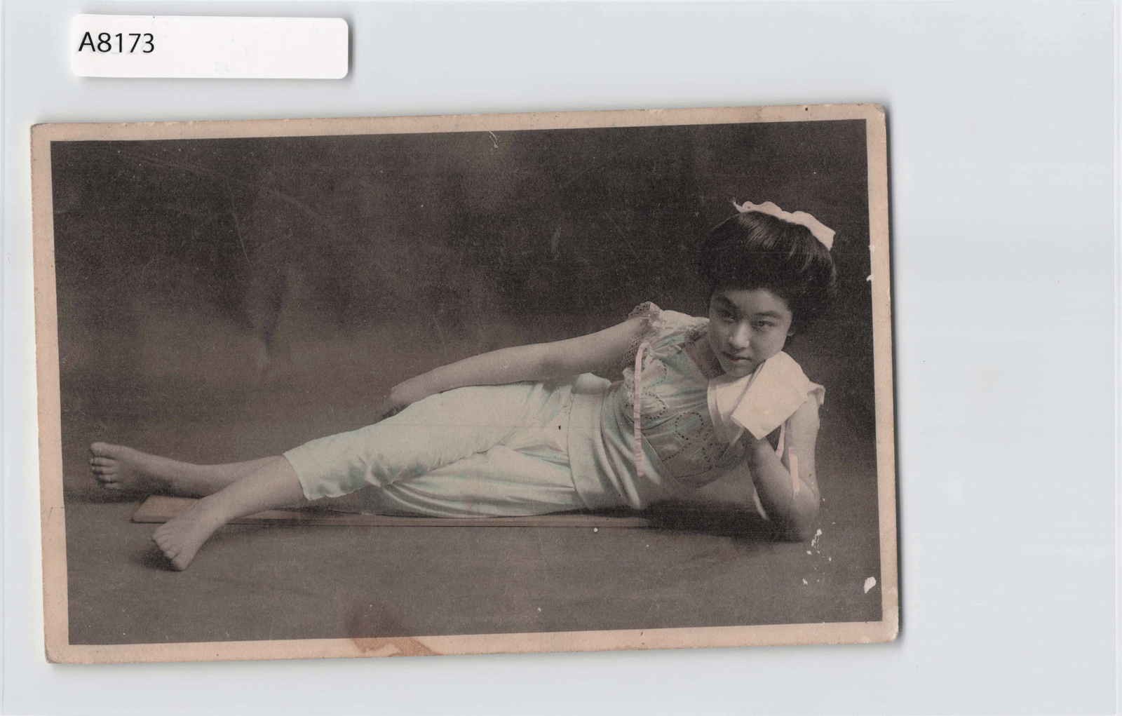 (A)Japan Beauty Woman Girl Vintage Postcard[A8173]8d2