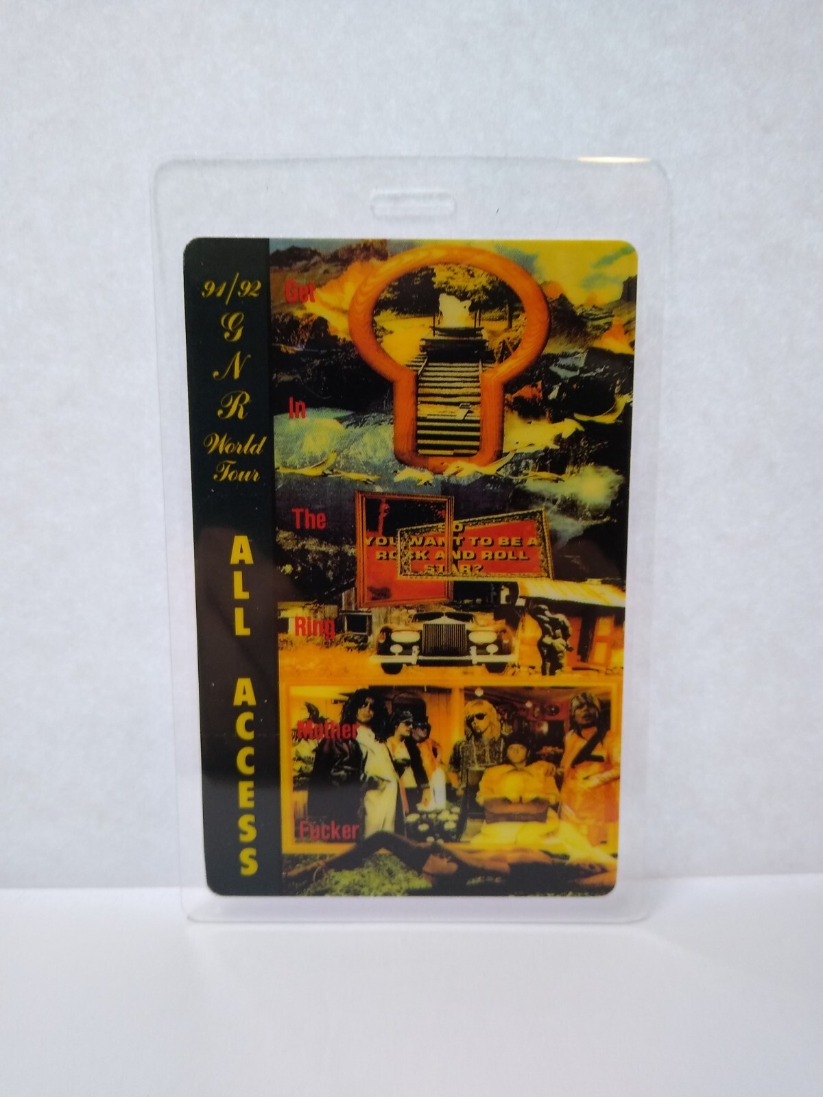 Guns N Roses Use Your Illusion Backstage Pass Original 1991 Hard Rock Metal