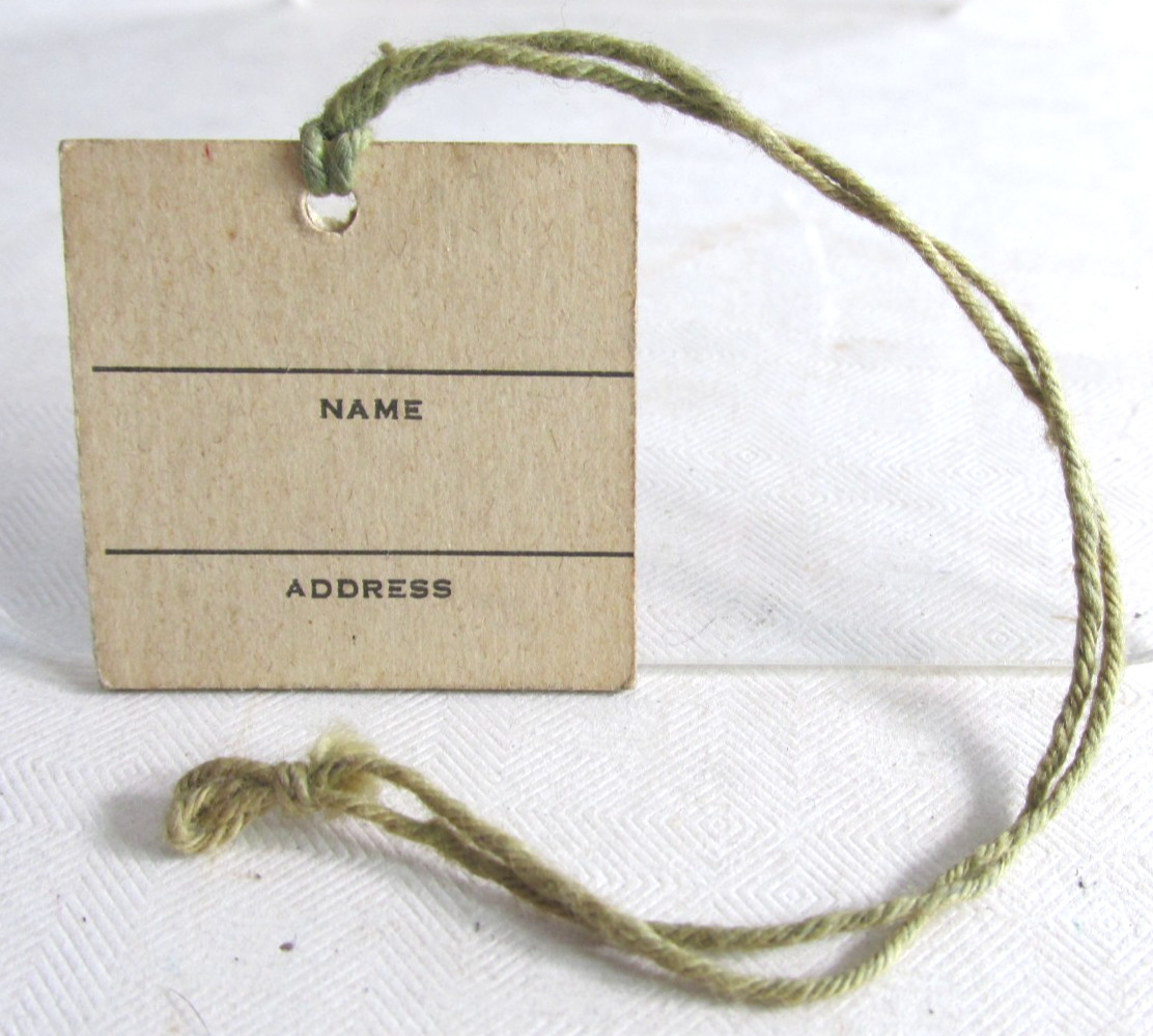 RARE DEFIANCE OHIO Brown’s Bakery TOWN TALK BREAD Wrist Tag For School Tour